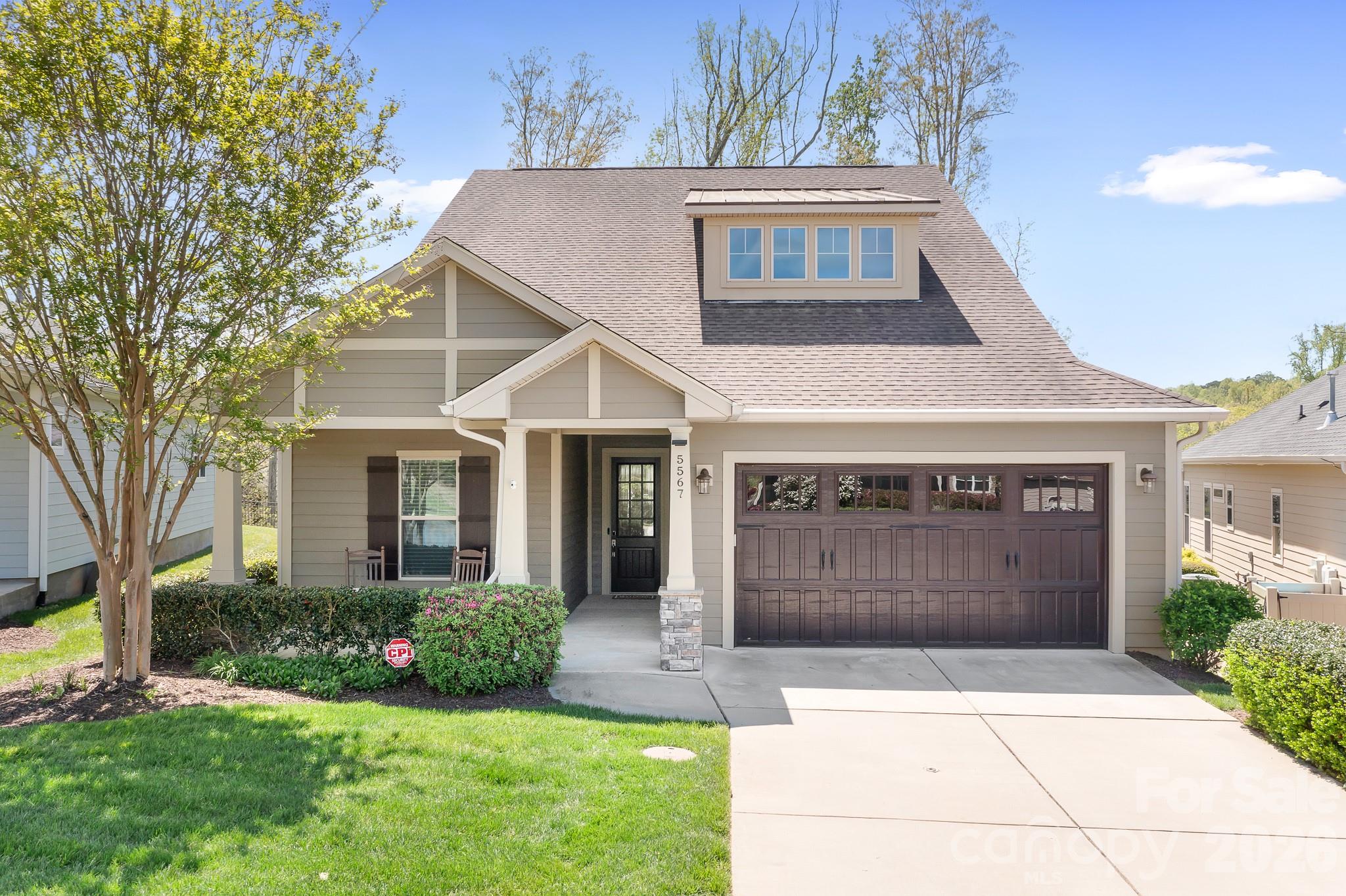 PRICED TO SELL-Beautiful Private Lot Backing Up To Woods, Upgraded Elevation, 10 ft. Ceilings & 8 ft Doors, Extended 4ft Garage, Added Sunroom Perfect For The Piano, Billiard Table, Card Table or Extra Dining Area. Open Concept Floor Plan, Custom Built-Ins in Office, Dining Area Includes Dry Bar Built-Ins with Granite Counter, Refrigerator/Dual Temps For Beverage And Wine. Kitchen Has Pull Outs In Lower Cabinets, Gas Cooking, Larger Granite Island, Refrigerator Conveys. Hardwood Floors in Master Suite With Custom Closet. Large Laundry Room With Sink, Washer & Dryer Will Convey. Paver Patio With Pergola. New Carpet in Guest Bedroom & Owners Closet, Gutter Guards Added. Fantastic Location Where You Can Walk To the Club House. Enjoy Trilogy, Twin Mills Clubhouse, Fitness Center, Social Rooms, Restaurants, Indoor/Outdoor Pool, Trails, Bocce Courts, Pickle Ball, Tennis And More. Membership includes Freedom Boat Club On Lake Norman For Hassle Free Boating Access. Start Living The Good Live.
