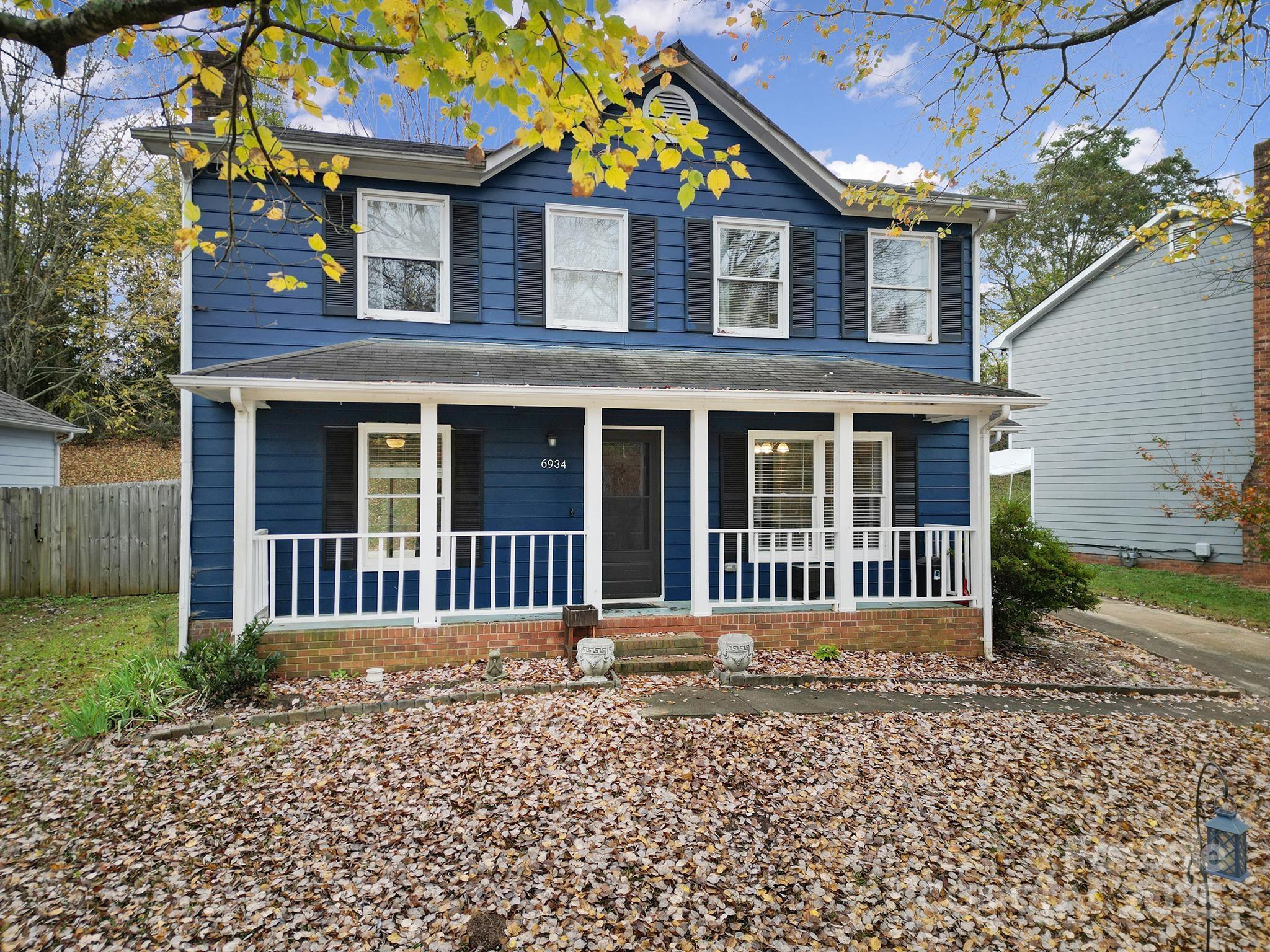 Major price reduction! Welcome to this cozy 3 bedroom, 2.5 bath home on the edge of desirable Mint Hill! Step into a charming foyer that leads you to a dining room, perfect for gatherings. The foyer also opens to a cozy living room with a fireplace for those cool winter nights. Living room leads around to a dining area and kitchen overlooking the backyard. Upstairs, you’ll find all 3 bedrooms, including a spacious primary with an ensuite bath. Outside, enjoy a large fenced-in backyard with a patio perfect l for outdoor entertaining and relaxing in privacy. This Charlotte home is the backstage pass to Mint Hill living, and is ready for your personal touch! Sellers will not be making any repairs.