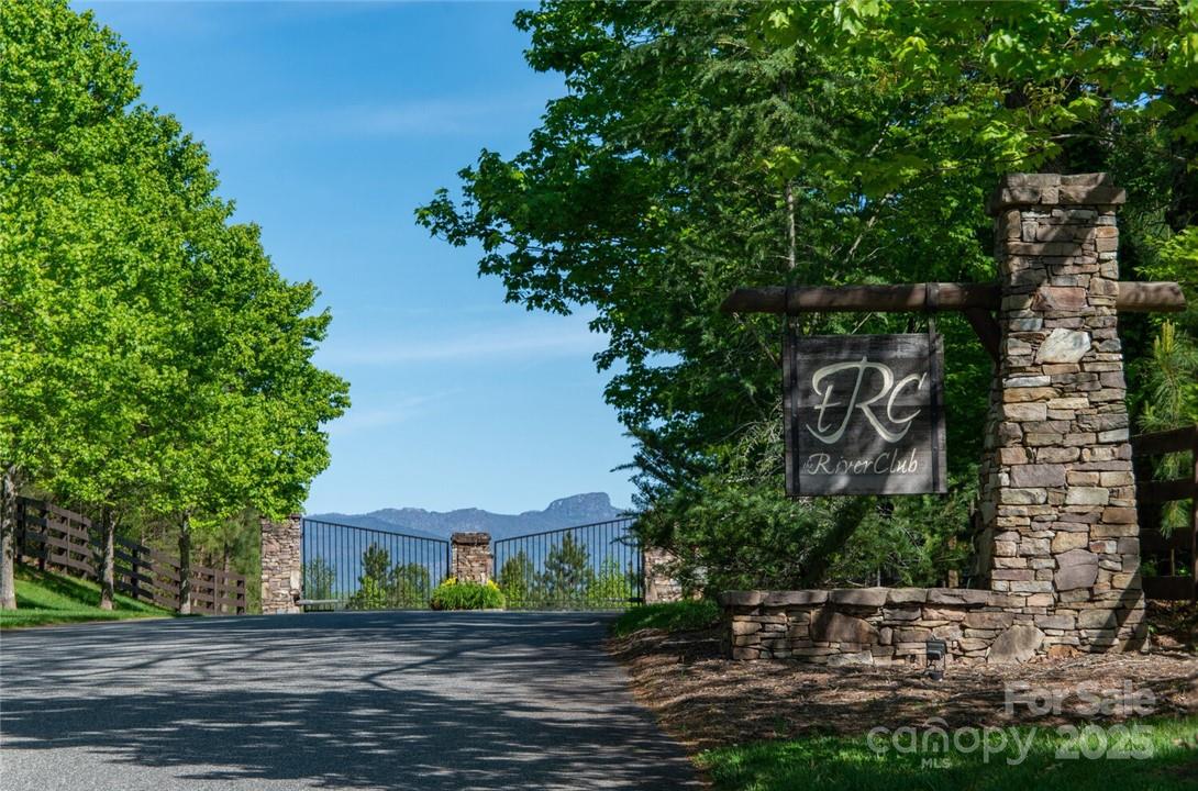The Catawba River Club is a private gated, 180 acres, 35 home site community carefully designed around this bend of the Catawba's cool waters, nestled in the foothills of NC. These headwaters have been afforded protected status with the goal of Trophy Trout water designation. While the Catawba is the undeniable cornerstone of the Catawba River Club, the property also directly faces the monuments of the Blue Ridge Mountains: Grandfather, Table Rock, & Hawksbill Mountains. The views are breathtaking. Build your dream home in a very unique development that maintains miles of trails for residents to enjoy long walks and hikes along the river and through the woods.