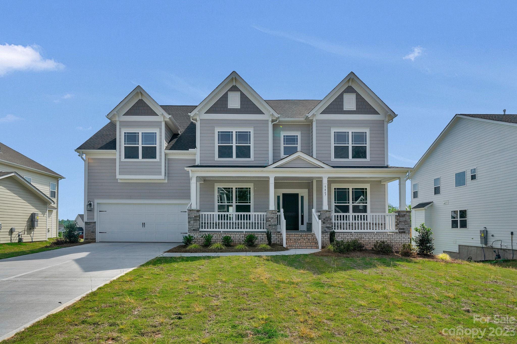 Welcome to this custom built home by Stanley Martin. The grand staircase greets you at the door with a 2-story foyer. The gourmet kitchen has a gas cooktop that opens to the breakfast area which opens to a screened in back porch & deck. The 1st floor also has a spacious living room w/ a gas fireplace, a home office as well as a convenient 1st-floor guest suite. Upstairs you'll find a large bonus room, 3 secondary bedrooms & the primary suite which features large shower w/ frameless glass surround, soaking tub & 3 walk-in closets. The finished basement includes another bedroom & bath, recreational room that leads to the backyard, exercise room, & billiards room. Some of the features seen throughout the house are quartz countertops, iron spindles, upgraded cabinetry, lighting & plumbing fixtures, & a tankless gas water heater. Don't miss out on this great opportunity!