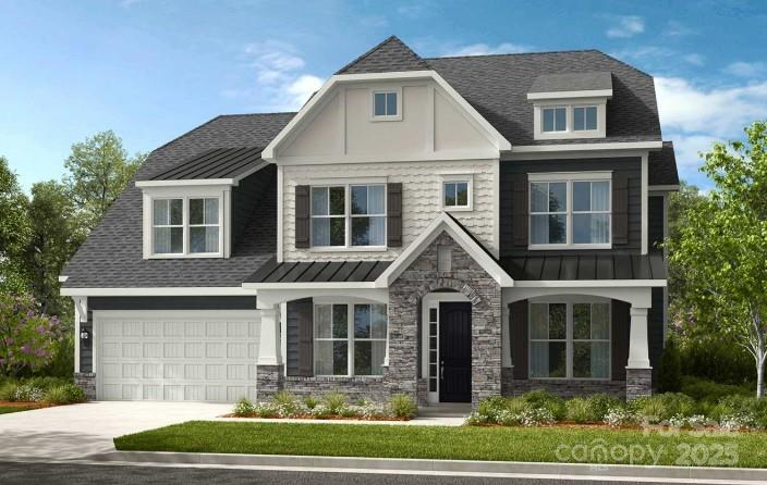 New Construction - Ready Now! Built by America's Most Trusted Homebuilder. Welcome to the Kenilworth at 1093 Sugar Creek Road in Estates at Sugar Creek. This two-story floorplan offers an airy open-concept first floor with a spacious great room and a bright kitchen featuring a large walk-in pantry and a generous island for meal prep. At the front of the home, you’ll find a welcoming study and formal dining room, while a private guest suite sits toward the rear. A convenient drop zone off the two-car garage helps keep everything organized. Upstairs, the primary retreat feels like a true escape with a soaking tub, separate shower, dual sinks, and a large walk-in closet. Three additional bedrooms, two full baths including a Jack and Jill, a laundry room, and a game room complete the second level. The finished basement adds even more living space with a guest suite and full bath, plus unfinished storage for all your needs. Enjoy easy access to I-77, I-485, and Highway 521, along with nearby parks, golf courses, and the vibrant Ballantyne Bowl with its new restaurants and community events. Additional highlights include: finished walkout basement with guest suite, fireplace, additional windows, study, tray ceilings, ledge at primary bath. MLS#4325540