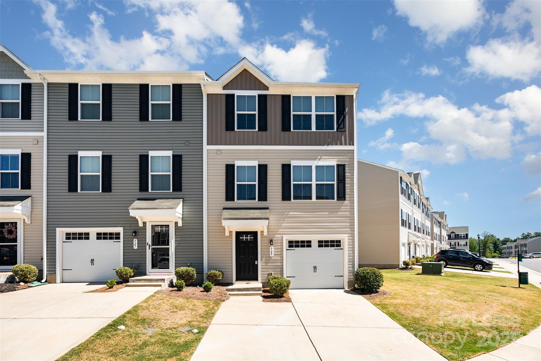 Spacious 3-bedroom, 2.5-bath end-unit townhome in Fort Mill. The first floor features a flex room- a great space for an office, playroom, or workout area. The main level features an open floor plan with a kitchen island, dining area, and large living room. All bedrooms, including the large primary suite, are located upstairs. The home includes an extra-long 1-car garage with 2 additional parking spaces in the driveway. Washer & dryer included. Convenient location and plenty of space!