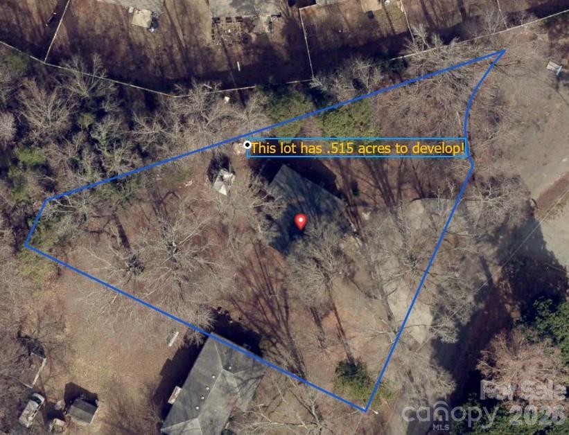 $10K Price Drop!!! Over half an acre on a dead-end corner lot! First-time buyers Or Investors have a blank canvas to create their haven. Renovate to make this home your own OR tear down and build something new. Just 10 minutes from I-485, 20 minutes from UNC-Charlotte & 30 minutes from Uptown. This quaint, single-level home has 2 bedrooms, 1 full bath & circular, concrete driveway. Front enclosed porch and back deck provide seamless access to spacious, flat yard. Recent renovations: roof, kitchen windows, & HVAC (approx. 2021); LVP flooring (approx. 2023); electrical box (approx. 2025). Primary bedroom has an area for a walk-in closet or an office nook.  Large living, kitchen, & dining areas are ready for your personal style. Don't miss out on all the potential this property offers!