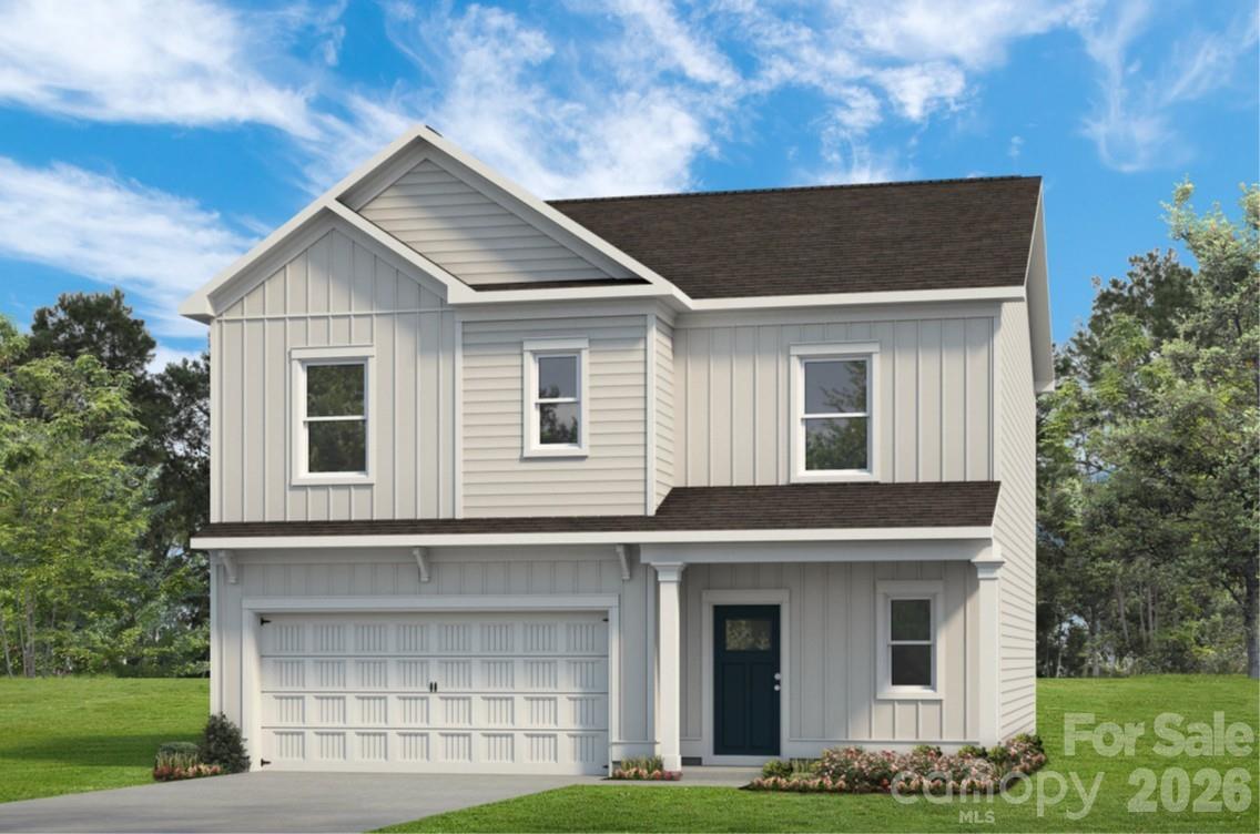 The Benson II plan at our Sunset Meadows community with open concept floor plan efficiently designed just for you. The wide entry foyer guides you effortlessly to the spacious family room, breakfast area, and kitchen. The Kitchen boasts a drop-in sink in the center island, Granite counter tops, 42" cabinets decorated with crown molding, and a pantry. The second-floor spacious owner's suite is tucked away with a private owner's bath including dual vanities, large  tile shower and massive walk-in closet. Also on the second level you will find three additional bedrooms, a full bath and a laundry room. Relax on the covered front porch or take advantage of the unlimited attractions and dining options nearby.