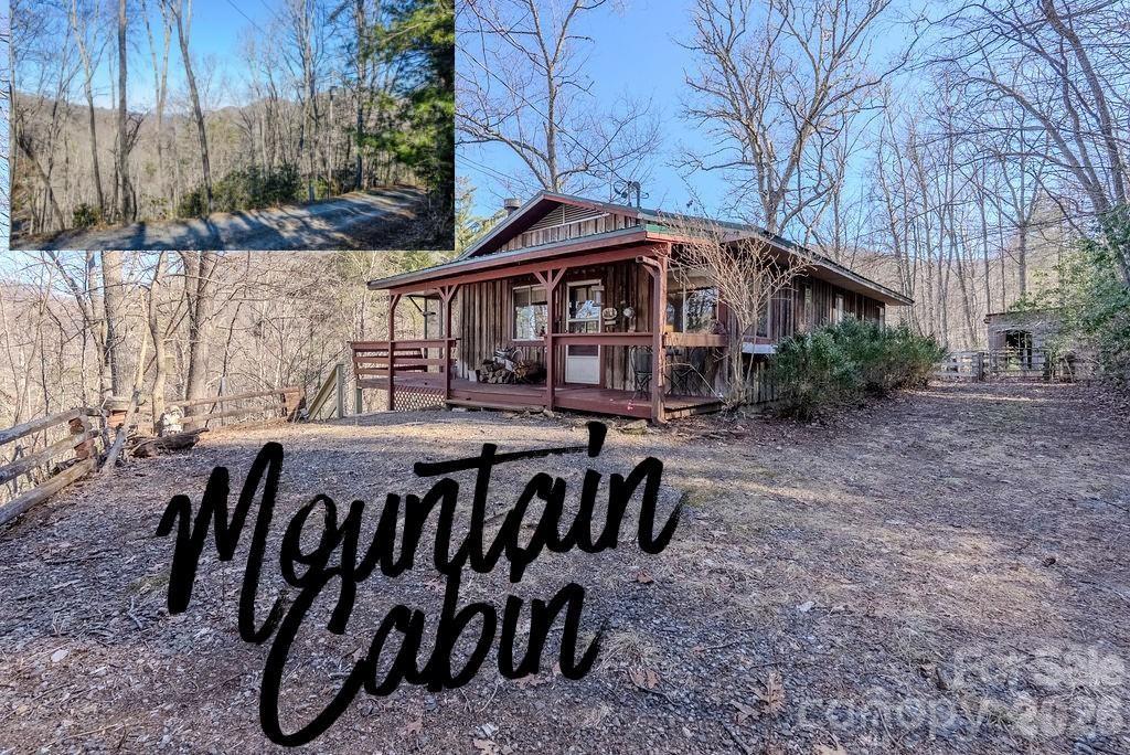 Back on the market No fault of the house!!  This inviting 2-bedroom, 1-bath mountain cabin offers peaceful seclusion while still being just 15 minutes from town. Enjoy quiet winter views and a large screened porch perfect for relaxing or entertaining. The open-concept living and kitchen area features a cozy wood stove and two comfortably sized bedrooms on the main level. The lower level provides a spacious open room ideal for additional sleeping space, a family game room, or a hobby area. Outside, the property includes an outbuilding/barn plus an additional workshop and storage building, giving you plenty of room for tools, equipment, or creative projects. Nestled in the Smoky Mountains, this home places you close to hiking, fishing, rafting, and countless outdoor adventures