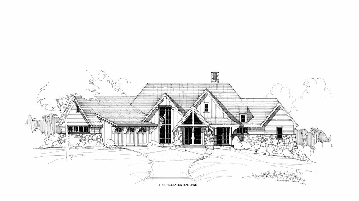 Refined mountain elegance defines this exceptional custom residence by Vyne Homecrafters, thoughtfully designed for sophisticated living and premier entertaining within the gates of The Cliffs at Walnut Cove. Proposed as a lot home package, this distinguished 2026 construction offers 4,900+ square feet of heated living space plus an additional 3,000 square feet of unfinished heated area. Set on a private 1.07-acre homesite, the residence features four bedrooms, four full baths, two half baths, and a three-car garage.

Upon entry, you are welcomed into a vaulted foyer that opens to a grand living room with soaring ceilings, creating a striking sense of space and architectural refinement. A beautifully designed staircase with a balcony overlook enhances the open, airy ambiance, while thoughtful sightlines and elevated ceiling height connect the home’s main living areas. The main level showcases a dramatic living room that flows seamlessly into the dining area and chef-inspired kitchen, creating a refined yet inviting environment for entertaining and everyday living. The kitchen, dining, and living spaces are designed for effortless gathering. A separate study provides a quiet workspace. The main-level owner’s suite serves as a peaceful sanctuary with a spa-like bath and generous closet space. Outdoor living on the main level is fully covered with ample space to entertain, next to a beautifully crafted fireplace. In addition, you'll find a grilling porch directly off the chef's kitchen, offering an ideal setting for year-round enjoyment of the mountain environment.

The lower level extends the home’s luxury experience with three additional bedroom en suites, ensuring privacy and comfort for family and guests. A large game and media room creates an ideal recreation hub, complemented by a dedicated wine cellar. Continued outdoor living space on the lower level enhances the connection to nature and mountain scenery while expanding entertaining possibilities.

Ownership provides the opportunity to apply for membership at The Cliffs at Walnut Cove, where residents enjoy a Jack Nicklaus Signature Golf Course, a state-of-the-art Wellness Center with indoor and outdoor pools, tennis courts, dining venues, and over 6 miles of hiking trails. Membership also grants access to all seven Cliffs communities across the Carolinas.

This is a rare opportunity to build a legacy mountain estate in one of Western North Carolina’s most prestigious gated golf communities. Proposed construction with buyer customization opportunities, subject to builder and community approval requirements.