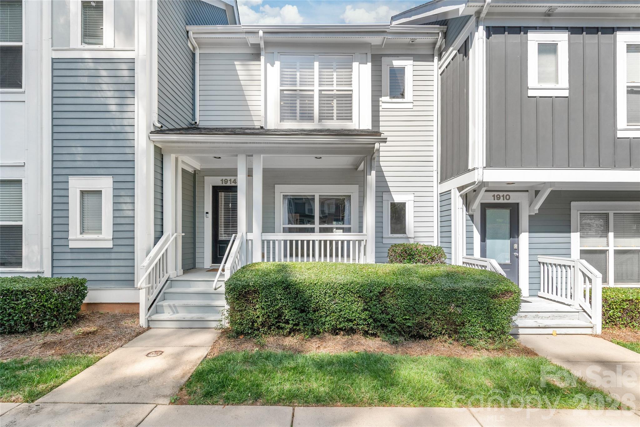 Step inside this lovely upgraded home located just a stone's throw from the heart of South End. Home features a thoughtful floor plan and luxury vinyl plank flooring, stainless steel appliances, and a private fenced-in backyard with patio. Light-filled primary bedroom features a custom closet and updated bath. Laundry is conveniently located upstairs alongside both bedrooms. 

Downstairs, find a tastefully updated kitchen with modern appliances and functional flow. Just off the dining room, you’ll find direct access to the patio and backyard — a perfect space for grilling out, entertaining, or letting pets out to play. Spacious living room is effortless to furnish, and provides ample space for relaxing or entertaining guests. 

Home features a smart lock, and transferable security cameras for your comfort & peace of mind while away traveling. Whether you're strolling to nearby restaurants, exploring the Rail Trail, or unwinding after work - this location has it all. If commuting to Uptown, this location provides quick access to the light rail while still providing the comfort and calm of a charming neighborhood with privacy.

The HVAC and water heater were both replaced in 2022. And the roof was replaced by the HOA in 2023. Homeowners planted fresh fescue grass sod in Mid-March. Come see for yourself!