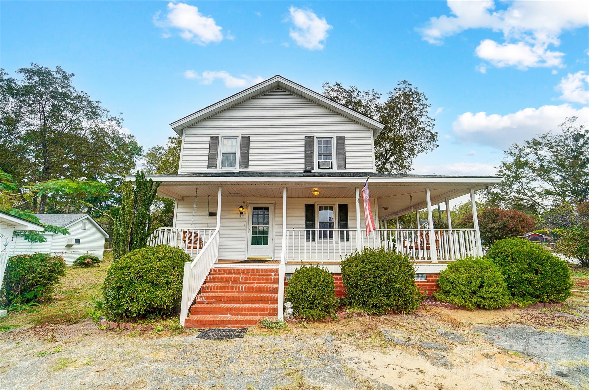 You are going to love this adorable 4-bedroom 2.5 bath home the moment you see it.  This wrap around porch will make you fall in love with it before you even walk in the door.  Enjoy quiet evenings on the porch swings while cracking your pecans that you collect out of your 2 pecan trees in your yard. Once you walk into this beautiful home, you will enjoy the gorgeous quartzite countertops throughout the kitchen and bathrooms as well as the fresh neutral paint and vinyl laminate flooring throughout.  There is beautiful new tile work in the downstairs bathroom as well that will catch your eye.  There is plenty of space to entertain guests and have all your friends and family over for game nights or Sunday dinners! This house really does feel like "home", you will see when you get there!!  Sellers are also offering $4,000 buyers closing cost assistance to help with closing cost with any acceptable offer.   Don't wait to book your appointment because this one will likely go fast!