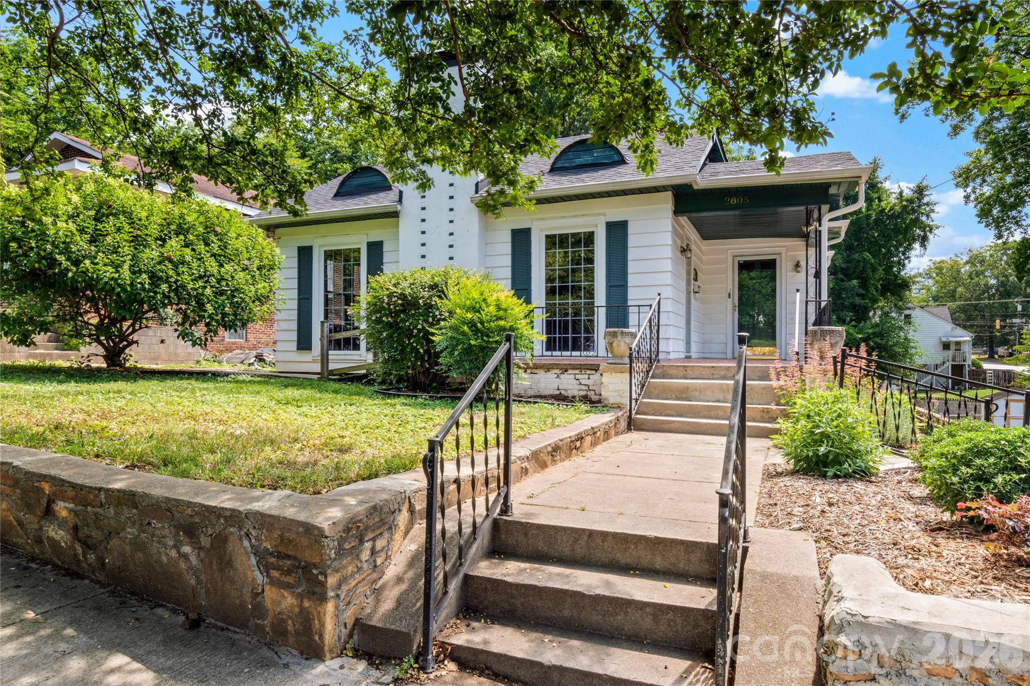 Charming Bungalow in downtown Winston Salem just a few steps away from Bon-Air Park ... Charming, Covered Front Porch would make a great spot for that morning coffee or relaxing evening ... Step inside to a spacious living room - 24 x 13 ft - offering room for all your oversized furniture ... 3 Bedrooms... 1 Full Bath with Tub/shower combo ... Beautifully refinished Pine and Oak Hardwood floors ... Dining Area with corner built in cabinet ... Kitchen offers lots of cabinets , Stove/Oven and Refrigerator to remain too ... Laundry Room with Pantry ... Full unfinished Basement ... Off Street Paved Parking - room for several cars ... Spacious Backyard to build that garden you have been waiting for or fence it in for your pets to roam
