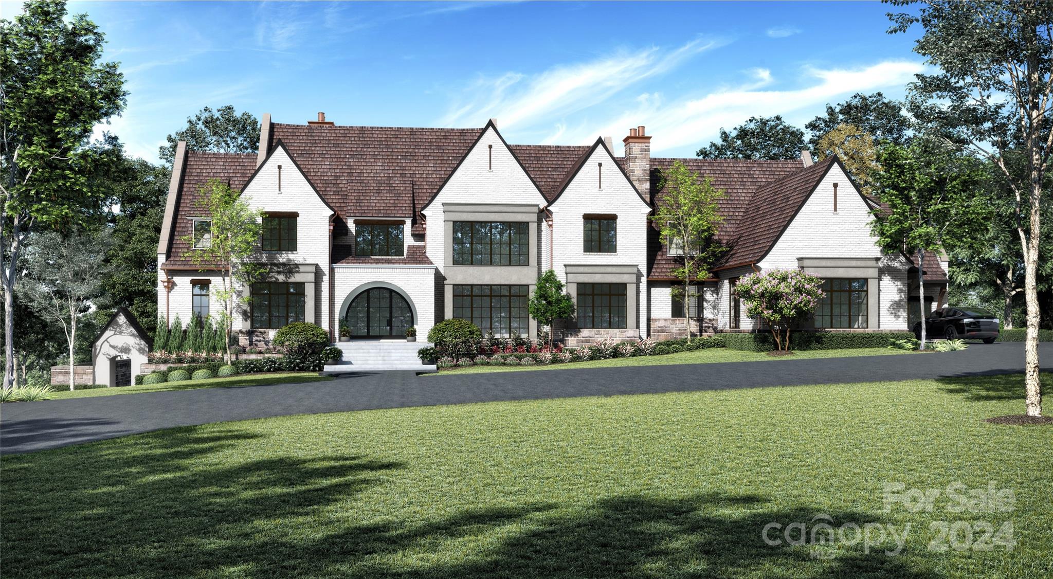 Fully custom luxury home by Peters Custom Homes in exclusive Sage at Marvin community located in picturesque Marvin, NC. Floor plan features primary on main + dedicated office, gourmet kitchen + scullery kitchen, 3 additional oversized en suite secondary rooms on the 2nd floor & an amazing walk out basement with bowling alley, fitness room with cold plunge + lounge area plus bar area. Amazing outdoor area includes spacious covered terrace with outdoor kitchen and fireplace and beautiful contemporary heated pool.  Sage features 23 estate homes starting at $2 million situated on 1/2 acre to 5 acre wooded lots. True luxury homes featuring curated materials including Legno Baston 7 to 12 inch wide plank flooring, zero entry showers, waterfall edge counter tops, frameless cabinetry, scullery kitchens, & oversized 3 + car garages.12 -14 month build time. True concierge build process including dedicated in house design services to help you make your dream home a reality.