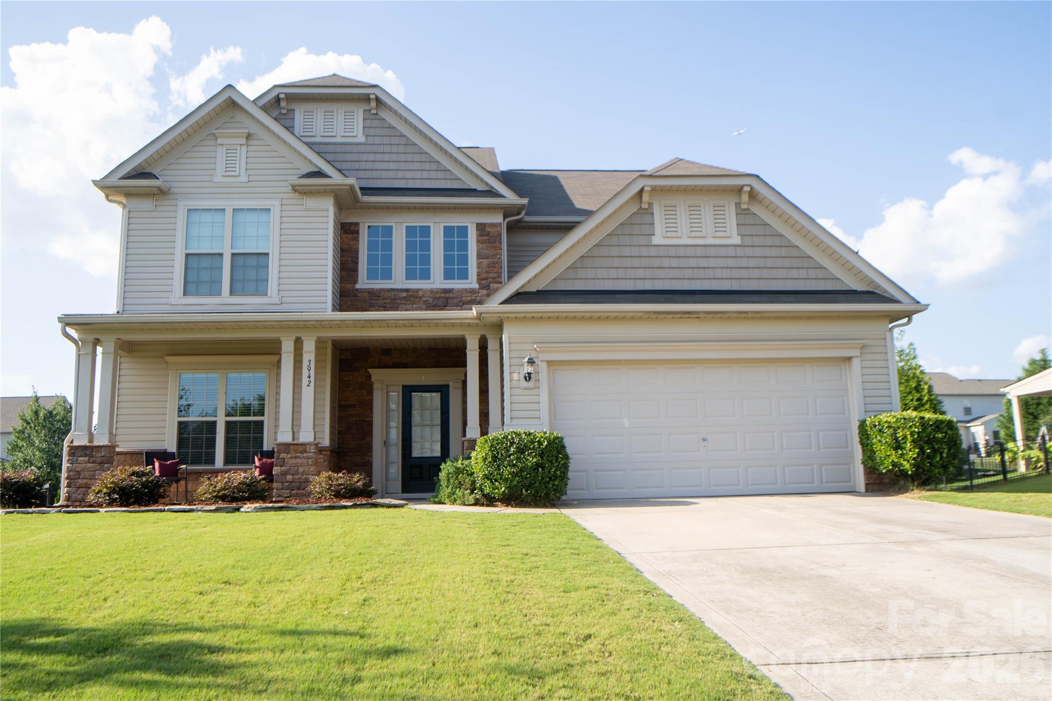 This is the two-story home you’ve been dreaming of! It’s tucked away on a huge flat corner lot (the biggest in Audubon Lake!), and this move-in ready treasure is bursting with space, comfort, and convenience. You’ll find a cozy first-floor bedroom and a full bathroom perfect for guests or in-laws visiting. Upstairs, you’ll discover a spacious primary en-suite bath with a double vanity and a custom walk-in closet. Plus, there’s a large bonus/recreation room that can be used for all sorts of things. There are also extra bedrooms that are great for a growing family, a home office, or even more guests.

The home is freshly painted (less than a year old), and it features an open floor plan with a kitchen that overlooks the breakfast and great room. Newly installed fridge and dishwasher. The hardwood floors throughout the main areas, along with the new carpet (less than a year old), and the recently installed HVAC (two years old), make it feel like a brand-new home.

Enjoy your outdoor space with a charming screened-in porch and an iron-fenced backyard, perfect for relaxing evenings. And if the fun from your huge corner lot spills over, you can take advantage of the excellent community amenities, including a swimming pool with slides, a playground, and an outdoor field with endless possibilities. Plus, it’s conveniently located near shopping, dining, and entertainment. Why wait? Come see it for yourself!