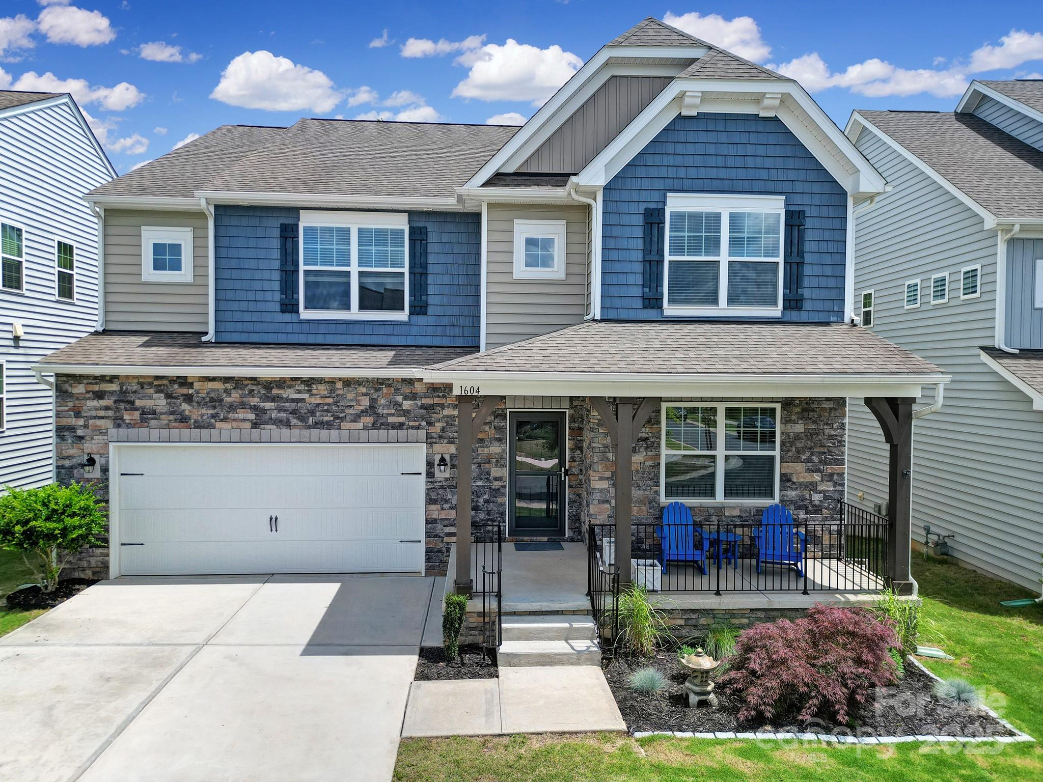 Opportunity to own a spacious 5 bedroom, 4.5 bathroom home located in the desirable community of Waterside at the Catawba. This magnificent home has a rare basement floor plan located on a fenced-in lot that backs up to woods. Basement already roughed in with plumbing and ready to be transformed to potentially add ~1200 sq ft! This freshly painted home features a guest bedroom with full bath on the main floor as well as an office enclosed by French doors. Upstairs features primary bedroom with expansive walk-in closet, three additional bedrooms, large loft and laundry room purposefully located in the middle. Community amenities include outdoor pool, tennis/pickleball courts, clubhouse, gym, playground and walking trails. Banks Athletic Park is also located at one entrance to the neighborhood. Zoned for some of the newest schools in the prized Fort Mill School District.