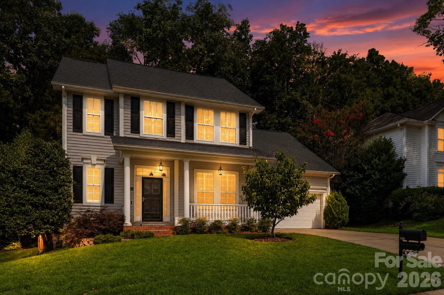Thornhill's next chapter starts here! Nestled in one of Ballantyne's most sought-after communities, 6832 Charter Hills Road is the move-in ready home South Charlotte buyers have been waiting for — and the neighborhood just keeps getting better! The newly completed Ballantyne Bowl has quickly become the area's premier destination for dining and entertainment, and the highly anticipated Wegmans grocery store is set to open just minutes away in Fall 2026. Location doesn't get much better than this!

Set within the beautifully maintained Thornhill community, residents enjoy an exceptional quality of life with access to a community swimming pool, tennis courts, scenic walking trails, and the breathtaking Big Rock Nature Preserve — all just steps from your front door. Tree-lined streets, well-kept grounds, and a true sense of neighborhood make Thornhill one of the most desirable addresses in South Charlotte!

Step inside and you'll immediately notice the care and quality that defines this home. Fresh paint throughout and brand-new carpet upstairs give the home a crisp, updated feel from the moment you walk in. Hand-scraped wide plank hardwood floors flow across the entire main level, complemented by a stunning staircase featuring wood treads and elegant iron spindles — the kind of details that set a home apart.

The kitchen is a true showpiece, outfitted with 42" painted and glazed cabinets, soft-close drawers, stainless steel appliances, rich granite countertops, a tumbled marble backsplash, and a center island perfect for casual dining or entertaining. Whether you're hosting a dinner party or enjoying a quiet morning coffee, this kitchen delivers both function and style in equal measure.

The adjoining Great Room is nothing short of spectacular — soaring 10' ceilings create an airy, open atmosphere while an abundance of natural light pours in throughout the day. The room centers around a stunning gas fireplace with a stacked stone surround, creating a warm and inviting focal point that anchors the entire main living space.

Upstairs, the primary suite offers a genuine sense of retreat. A generous walk-in closet provides ample storage, while the en-suite bath features a dual sink vanity, a relaxing soaking tub, and a separate walk-in shower — everything you need to unwind at the end of the day. Three additional bedrooms provide flexibility for family, guests, or work-from-home needs. The versatile 4th bedroom is equally well-suited as a home office, media room, or creative space — whatever your lifestyle calls for.

Step outside and discover an outdoor living experience that truly extends the home. A covered front porch with slate tile sets an elegant tone from the curb, while the back of the home opens to a spacious deck with a pergola — perfect for al fresco dining or relaxing in the shade. A dedicated fire pit area creates the ideal gathering spot for cool Carolina evenings, and the fully fenced backyard offers privacy and room to roam. An irrigation system keeps the lawn lush and green with minimal effort, and custom built-in storage in the 2-car garage keeps everything organized and out of sight.

Overall, this is a stand-out property to anyone seeking a ready-to-move-in opportunity in one of the most scenic and active neighborhoods in South Charlotte! Homes like this in Thornhill don't last — schedule your showing today!