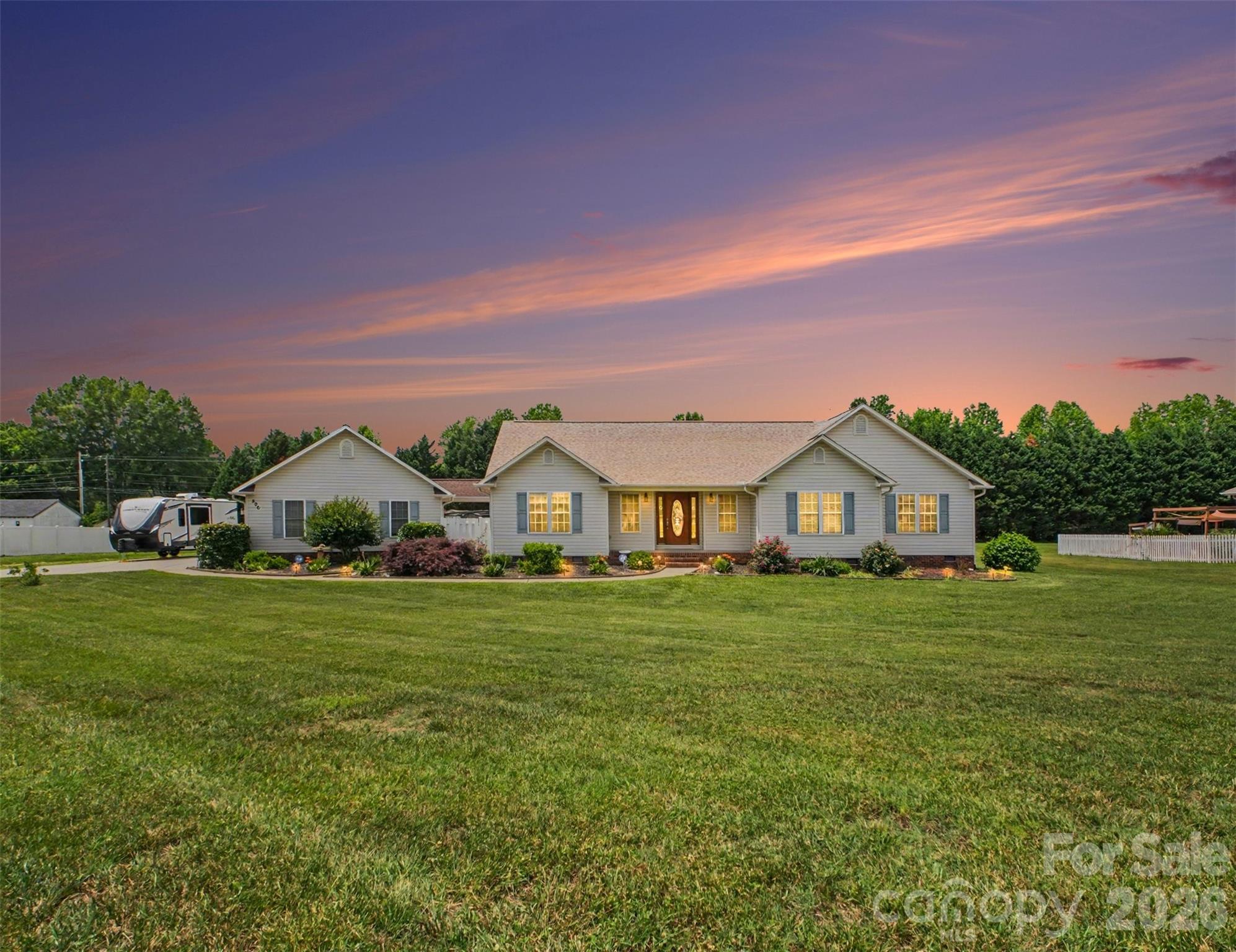Welcome to this adorable single-story retreat that perfectly blends comfort, charm, and functionality! From the moment you arrive, you’ll love the inviting curb appeal, spacious three-car garage with its own half bath, and thoughtfully designed layout made for easy everyday living. Inside, the home offers bright and airy living spaces, a warm and welcoming atmosphere, and seamless flow throughout. Step outside to your own private backyard oasis featuring a beautiful in-ground pool that is perfect for relaxing summer days, entertaining guests, or enjoying peaceful evenings at home. Whether you’re hosting gatherings or simply soaking up the quiet surroundings, this home offers the perfect combination of convenience, style, and outdoor living.