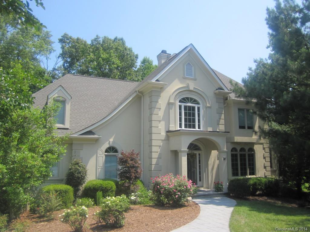 SouthPark custom home by Tom Short. Overlooks wooded back yard w/sloping path down to creek & has view of lake in winter. Three levels of spacious living! New in 2014: 30-year architectural roof, DW, irrigation system in front & drip system on deck, painted deck. Extraordinary pantry & master bedroom closet! High ceilings/heavy crown molding. Hard coat stucco. Seller is original owner of home.