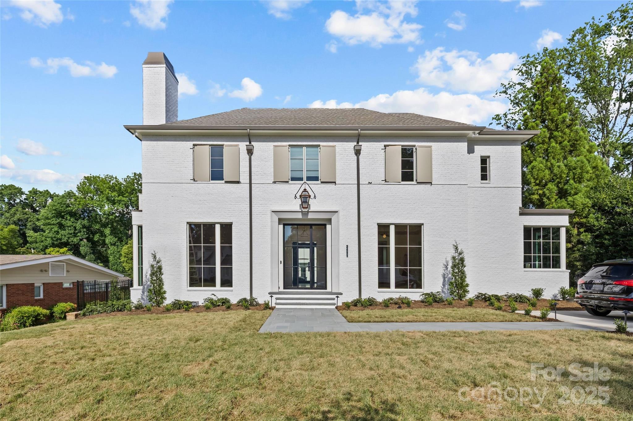 LUXURY LIVING IN OLD FOXCROFT! This custom home, built by Brydon Homes, designed by Greg Perry Design and interior selections by Casey Maslanka Interiors, exudes luxury and sophistication. Desirable floorplan for effortless entertaining and everyday living with high-end unique selections throughout. Beautiful foyer flanked by study on main with built-ins and fireplace and spacious dining room. Show-stopping chef's kitchen with island, scullery, mudroom, pantry and wet bar opens to breakfast area and fireside family room. Main level primary suite with ensuite bath includes dual vanities, soaking tub, shower and custom closets with laundry hook-ups. Three additional bedrooms, with ensuite baths and walk-in closets, bonus rm, half bath and large laundry room, upstairs. Continue entertaining outdoors on covered porch with fireplace. Detached two-car garage with bed/bonus and full bath above garage. Convenient to shops and restaurants in Foxcroft/SouthPark area and easy commute to Uptown.