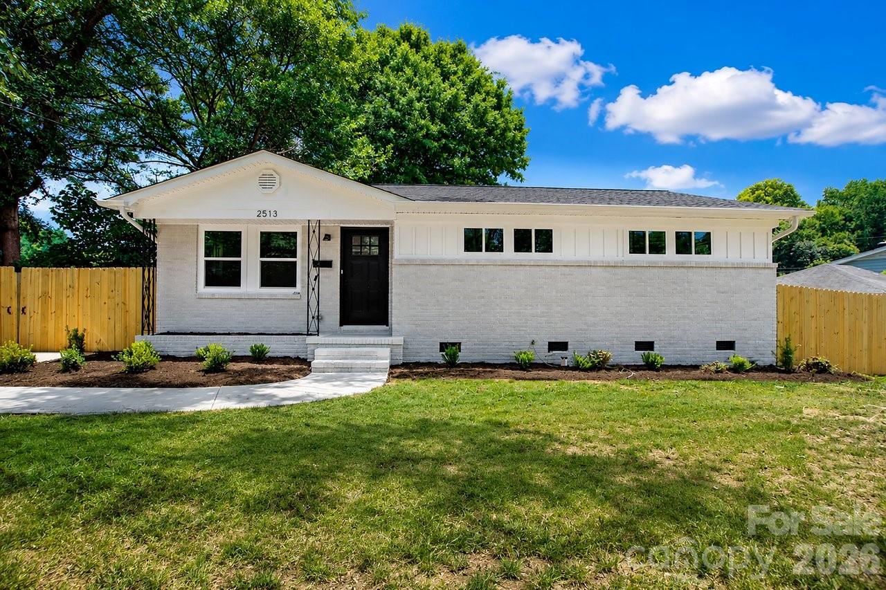 Fully renovated and move-in ready! This beautifully updated 3-bedroom, 2-bath ranch offers modern finishes and an open, functional layout designed for comfortable living. The bright living area flows into the stylish kitchen featuring updated cabinetry, countertops, and stainless steel appliances. Both bathrooms have been tastefully renovated, and new flooring, fresh paint, and updated fixtures can be found throughout the home. Situated on a spacious lot with a large backyard, there's plenty of room for entertaining, gardening, or future outdoor enjoyment. Conveniently located just minutes from Uptown Charlotte, Charlotte Douglas International Airport, major highways, shopping, dining, and entertainment. Whether you're a first-time homebuyer, downsizing, or looking to add to your investment portfolio, this turnkey home is one you won't want to miss!