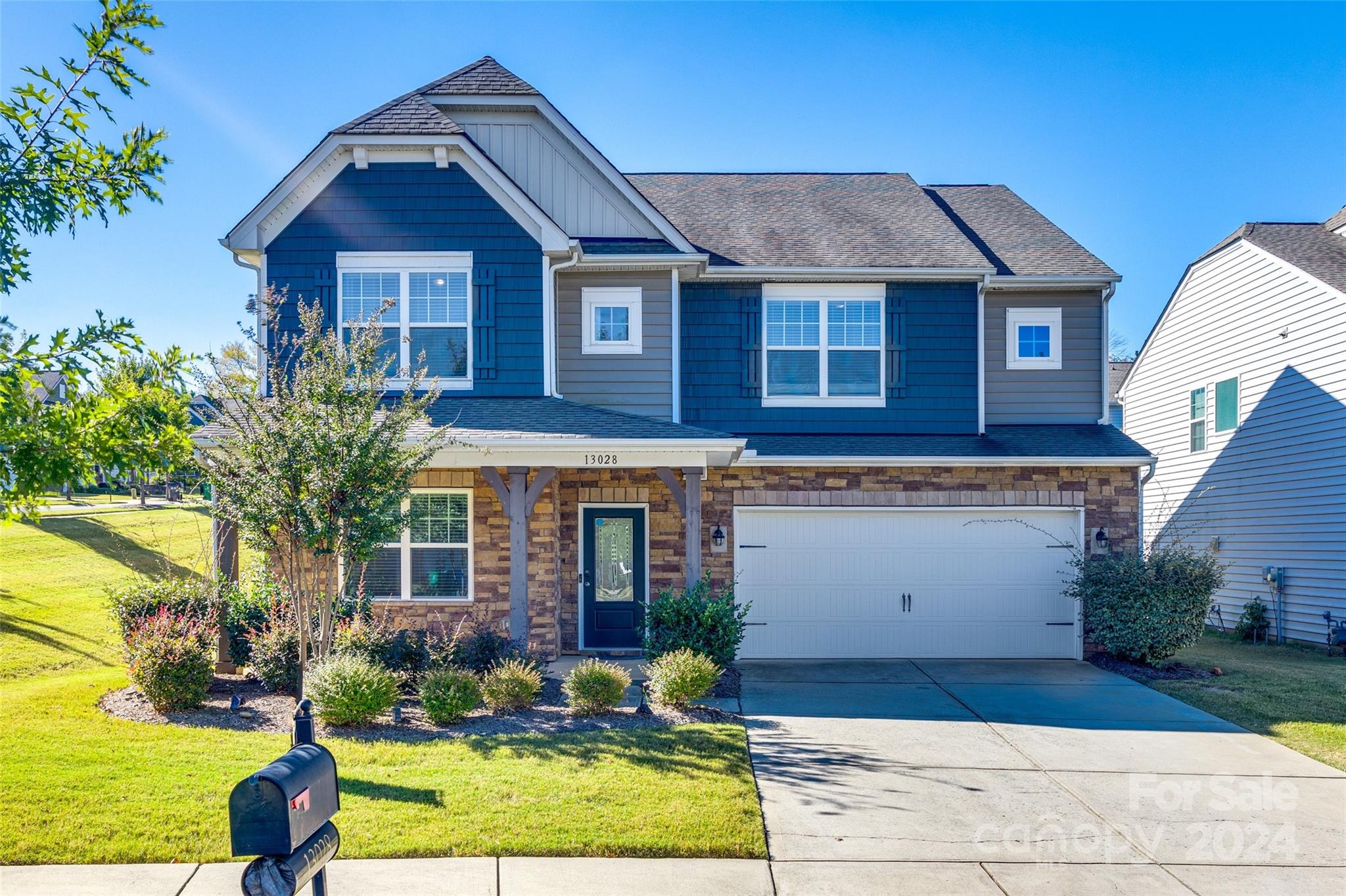 This beautifully maintained 5 bedroom, 4.5 bath located on a large corner lot in the highly sought after Chateau neighborhood of Steele Creek. The main floor features engineered hardwoods and great natural light. The open floor plan on the main level is perfect for entertaining. Well-appointed kitchen w/ gas cooking, granite counters & stainless appliances open to the dining area & family room with a fireplace which opens onto the extended rear patio. A full guest suite is located on the main level with an attached bath. Upstairs features 4 large bedrooms including the primary suite, the laundry room & a spacious loft area. Great neighborhood amenities including a pool, club house & tennis courts. Minutes to shopping (Rivergate Shopping Center), medical facilities and easy commute to uptown Charlotte.