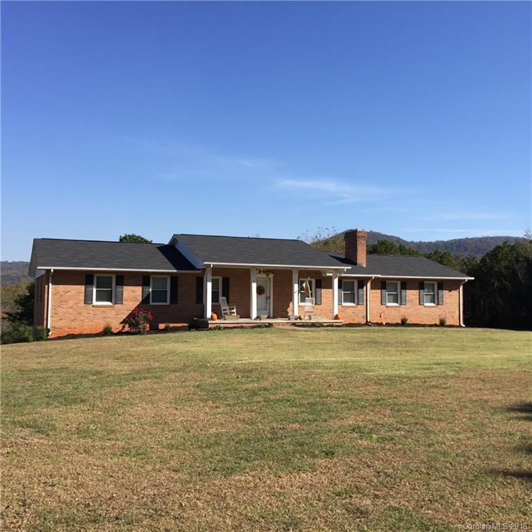 3BD/3BA Ranch with full unfinished basement! 2 acres with year round views! Open floor plan with family room with FP/gas logs, updates kitchen in 2010, dining area with french doors to deck, and office/storage room next to double attached garage! Master bedroom with master bath, 2 other bedrooms with full bath tub/shower in hall and a separate laundry room! Basement features a FP/wood, a full bath that isn't enclosed, workshop area with mop sink, and plenty of room for storage!
