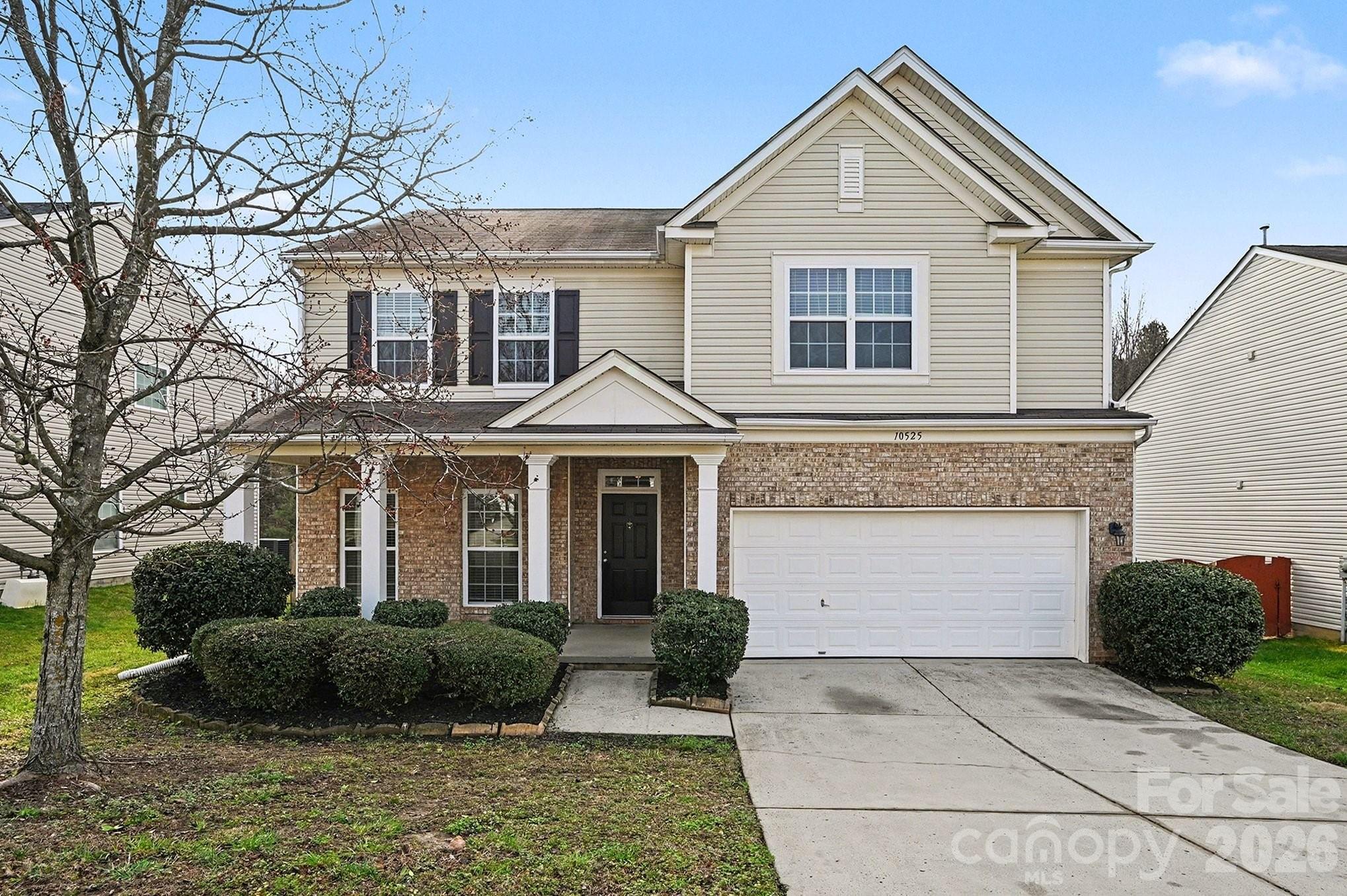This 4-bedroom, 2.5-bathroom two-story home offers a perfect blend of comfort and versatile living space, complete with an attached two-car garage and a charming front porch. The inviting interior features a cozy fireplace as the centerpiece of the main living area, along with a dedicated bonus room that can easily serve as a home office, media room, or play area. Step outside to a private, fully fenced yard, providing a secure space for outdoor entertaining, gardening, or pets. With four spacious bedrooms and multiple living zones, this home is designed to accommodate a variety of lifestyles with both style and functionality.