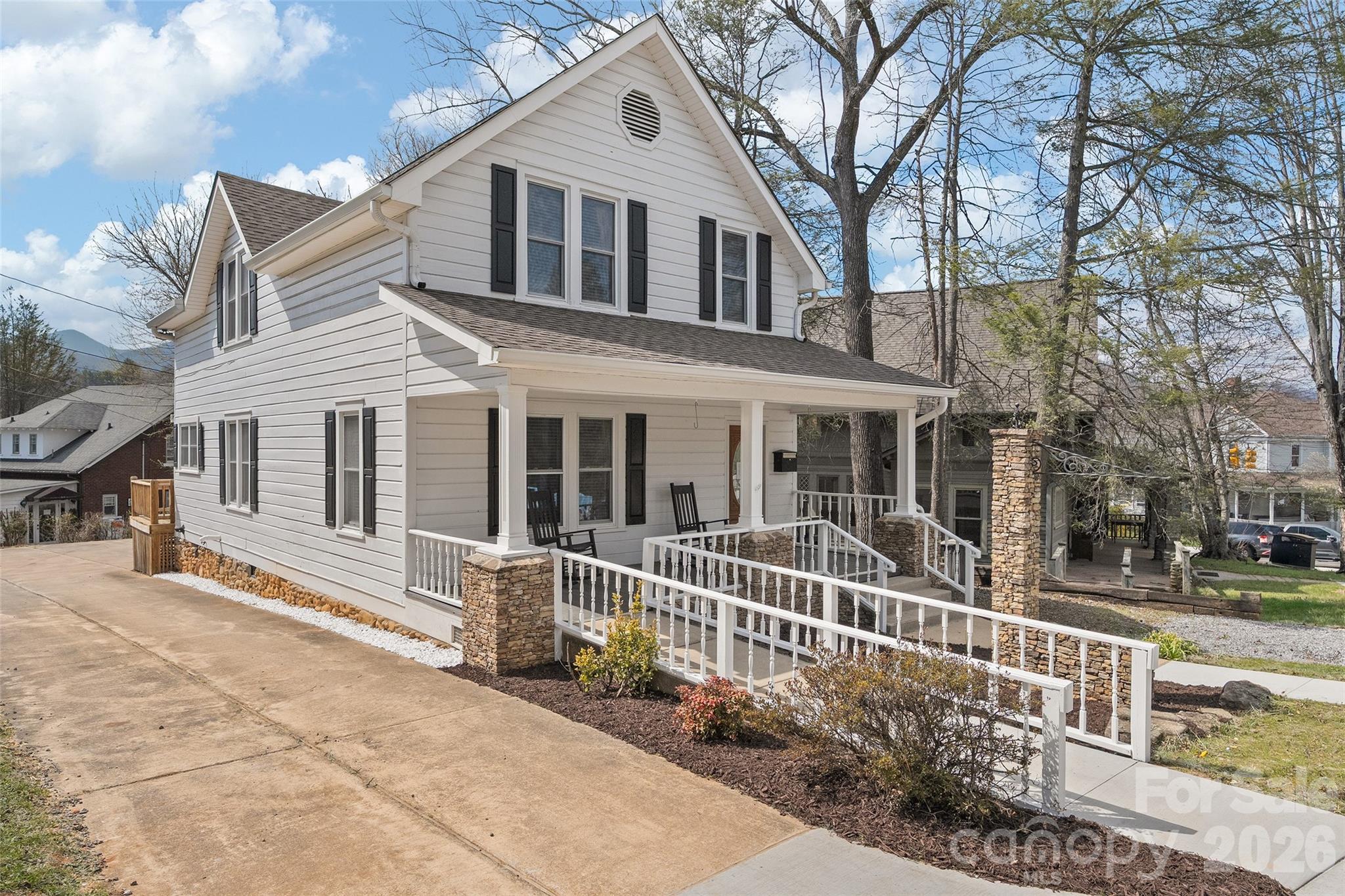 Rare opportunity to own a professional office building in Waynesville’s highly sought-after downtown courthouse district. Ideally located just steps from the Haywood County Courthouse and within easy walking distance to Main Street, this property offers exceptional convenience for attorneys, financial professionals, and other service-based businesses.

This well-maintained office features approximately 2,139 square feet with a functional layout including reception area, waiting room, conference room, multiple private offices, kitchen, and two bathrooms. The historic character of the building creates a welcoming and professional environment for clients, while its location along Walnut Street provides excellent visibility and accessibility.

Opportunities to acquire office properties in this location are limited. Ideal for law firms, CPA firms, financial advisors, insurance agencies, or other professional users seeking a downtown presence in the heart of Waynesville.