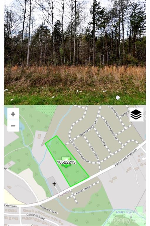 9.09 acres of land currently zoned N1-A, which allows development of residential dwellings on 10,000 sqft lots or greater! Would be perfect for a small single family (20-30 units?), duplex or triplex community-(perhaps 50-60 units). City sewer and water available. Adjacent to new single family community currently being developed. Road frontage, easy access to 485, near University area, shopping, retail.