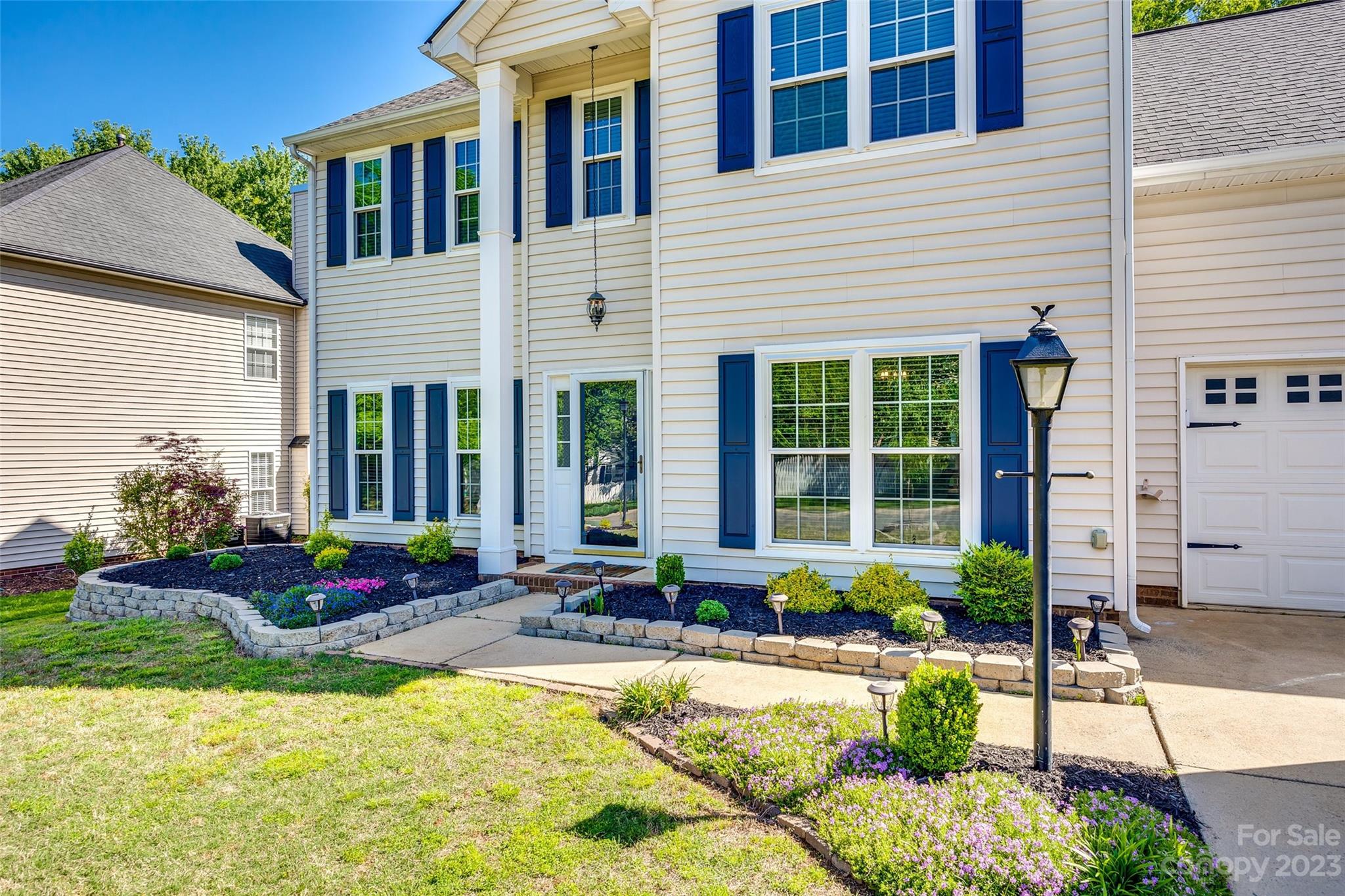 This stunning move in ready home offers the perfect blend of comfort, and convenience. Nestled in a desirable neighborhood, close proximity to parks and downtown Matthews. The main level also features a private home office, perfect for remote work or a quiet retreat. The owner's suite is a true oasis, with its tray ceiling, ample custom closet space, and a spa-like en-suite bathroom complete with a soaking tub, dual vanities, and a walk-in shower. Three additional bedrooms on the upper level offer plenty of space for family or guests, and there's even a bonus room that can be used as a playroom or media room or a 5th Bedroom. Sit on the back Screened in Patio and take in the beautiful view of the backyard while enjoying a morning coffee or an evening family dinner. Don't miss the opportunity to make this exceptional property your forever home. Schedule a showing today and experience this beautiful home on  1951 Thornblade Ridge Dr!