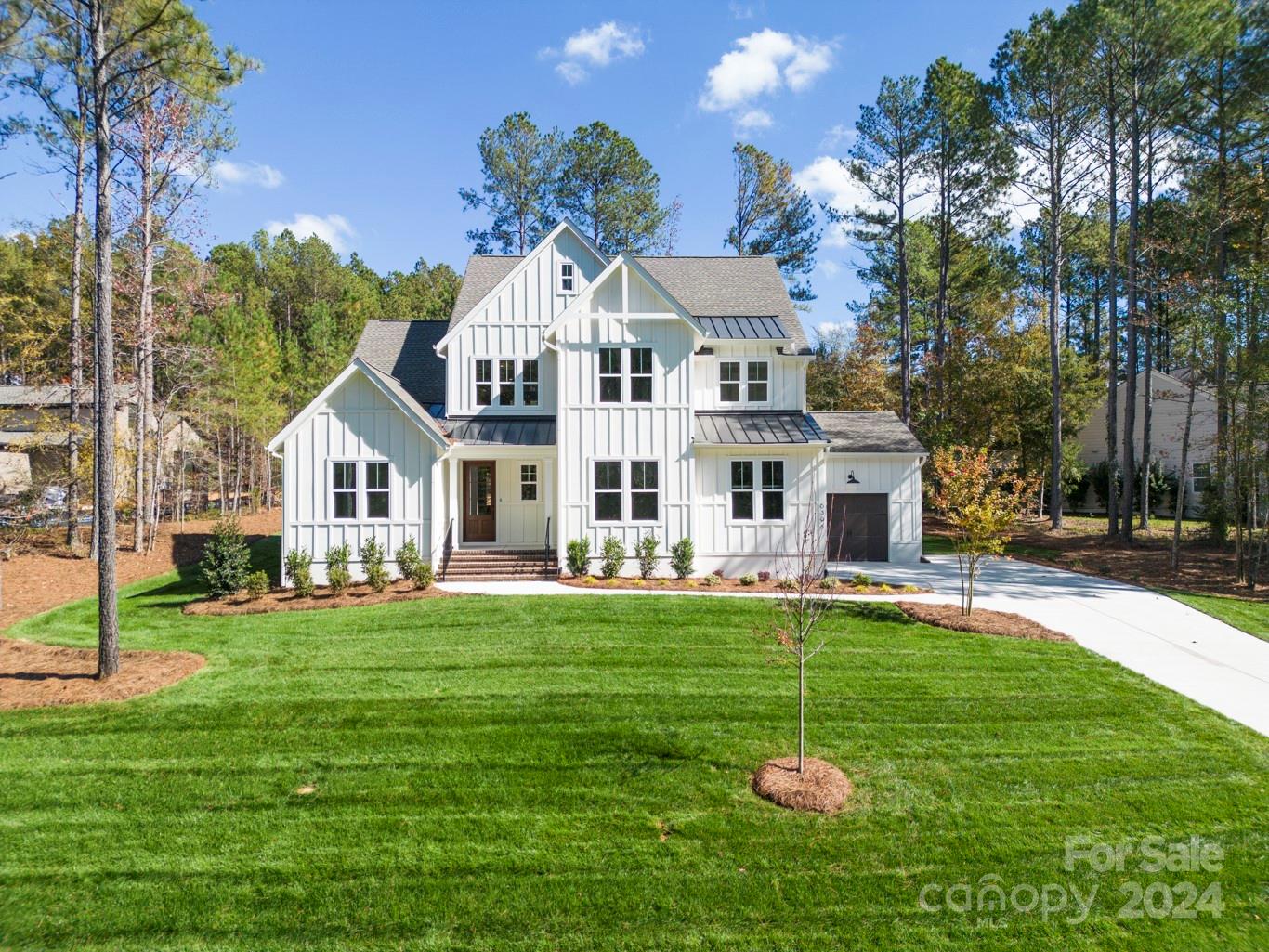 This beautifully designed French Farmhouse includes 5 bedrooms, 4 1/2 bathrooms, 3-car garage, great room w/vaulted ceiling, fireplace and quad slider. The kitchen features an oversized island, quartz counters, stainless appliances, a full walkthrough pantry and small office area. The private primary suite offers a sitting area and spacious bathroom with direct access to the laundry room. The open concept design creates a seamless flow throughout the main living areas. The main level also offers a second bedroom with a full bathroom and large drop zone at the garage entrance. The upstairs offers a bonus room, three additional bedrooms, two and half bathrooms, and a temperature-controlled storage area. Additional highlights include a tankless water heater, encapsulated crawl w/dehumidifier and energy star certification. Riverchase Estates offers a state of the art, million-dollar community center and sports fields. Easy commute to major highways.