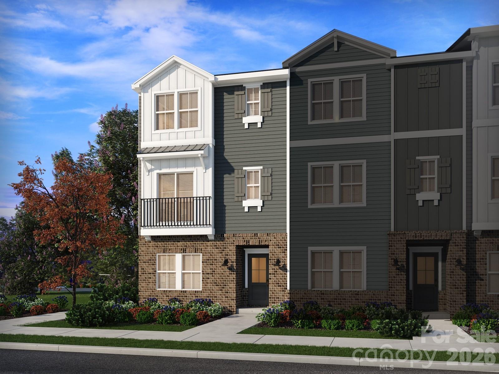 Brand new, energy-efficient home available by May 2026! Start your day with a cup of coffee on the Farmington’s back balcony. Inside, the large kitchen island offers great prep or informal dining space. Downstairs, the fourth bedroom makes a great office or guest suite. New three-story townhomes in Fort Mill, SC bring lower-maintenance and energy-efficient features to the area. With our move-in ready homes, you will find a washer, dryer, fridge and whole-home blinds, guaranteed to close in 60 days or less. (You'll be reimbursed up to $5,000 in expenses related to delays we cause.) Relax in your private primary suite and enjoy the back balcony, all with easy access to Baxter Village and Uptown Charlotte.  Each of our homes is built with innovative, energy-efficient features designed to help you enjoy more savings, better health, real comfort and peace of mind.