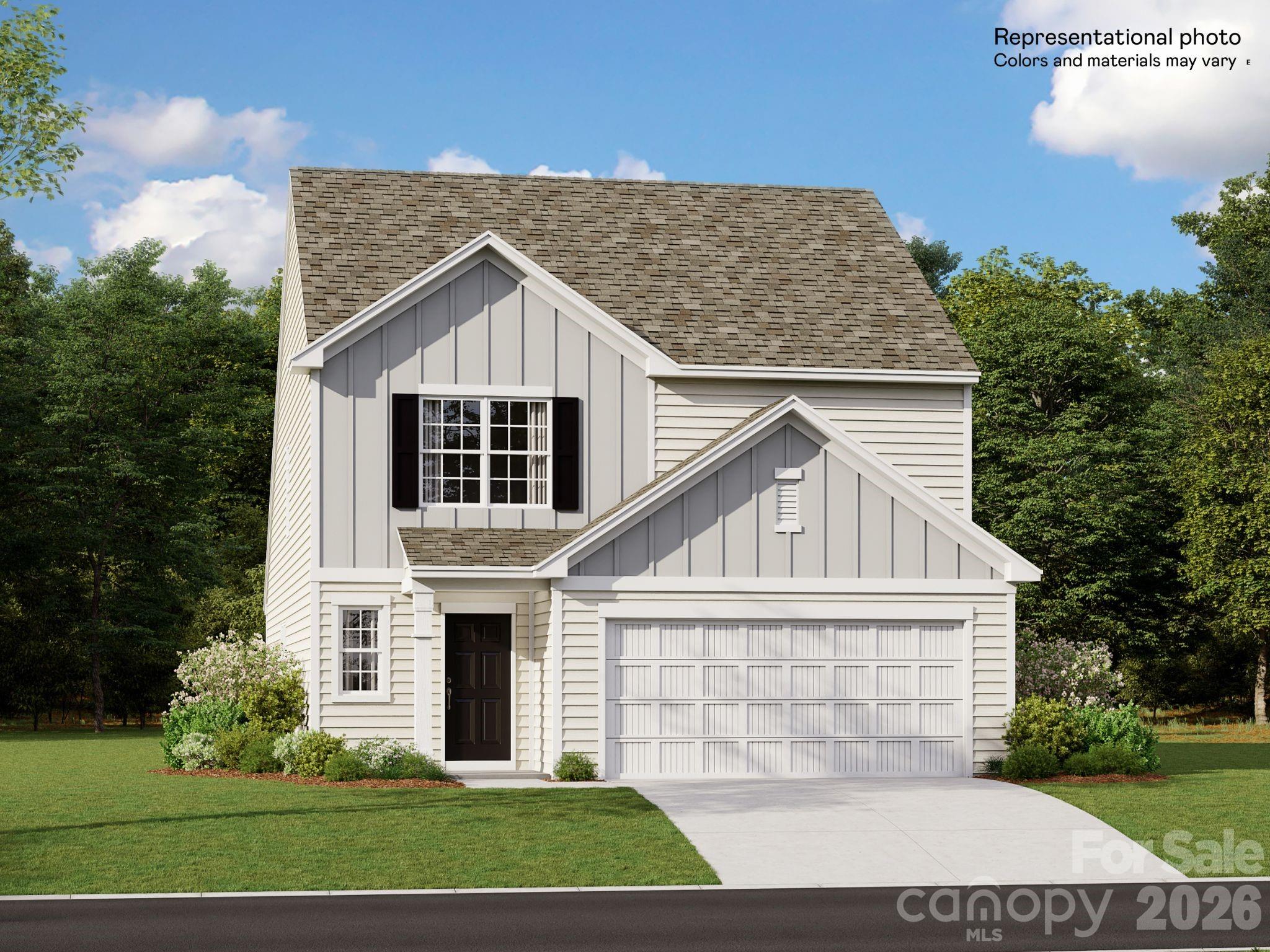 This new two-story Emerson floorplan features an airy layout among a first-floor kitchen with a large center island, breakfast room and family room that’s fit for modern times. The spacious owner’s suite enjoys privacy on the main floor. Upstairs are a versatile loft and four secondary bedrooms, three with walk-in closets. Plus, our signature Everything's Included program means you will get quartz or granite kitchen countertops, stainless steel appliances, luxury vinyl plank flooring, fridge, washer/dryer, blinds, and so much more at no extra cost!  Oxford Glen will offer a picnic pavilion, playground, and walking trails to create a feeling of community.  Discover the charming location of Claremont, nestled between Hickory and Statesville.  Ask about our special financing incentives available through our preferred lender.