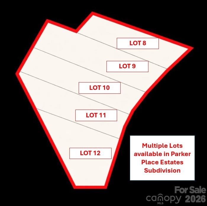 1.148 acres in beautiful Parker Place Estates. Bring your builder to construct your custom home or build a spec home.