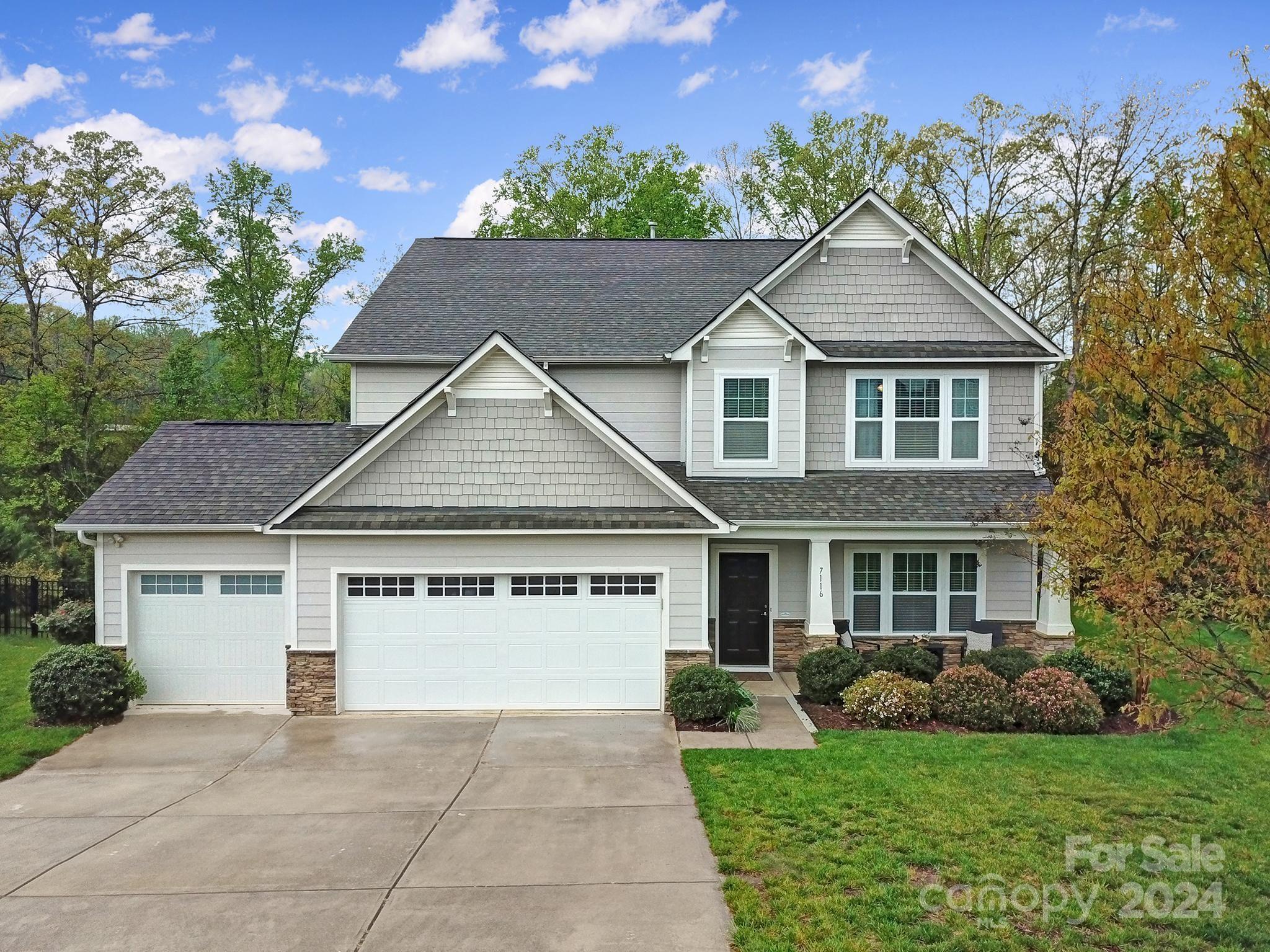 Welcome home to the picturesque Fox Ridge community! This remarkable home offers an abundance of luxurious features including a spacious 3-car garage, built-ins, and soaring ceilings. The open-concept layout is adorned with elegant wood floors, crown molding and archways. The heart of the home is the expansive kitchen, complete with a grand island, abundant cabinets, and butler's pantry that leads to the formal dining room. The main floor primary bedroom offers a peaceful retreat, while upstairs you'll find four generously sized bedrooms, each paired with a Jack and Jill bathroom. Unwind in front of the floor-to-ceiling stone fireplace or on the generous covered patio with a beautiful outdoor kitchen. The large backyard is fenced and framed by mature trees and hedges. Enjoy the convenience of being just 2 blocks away from the community pool and clubhouse. Don't miss your opportunity for this dream home - schedule a tour today!