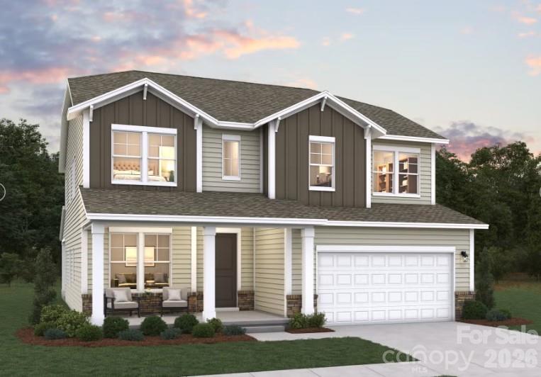 Built by the 2025 National Builder of the Year, welcome home to the Millbrook plan featuring 4 bedrooms and 3.5 baths. This home offers a study on the main level, a convenient powder room, and a spacious family room that opens to the dining area and kitchen, perfect for everyday living and entertaining. The gourmet kitchen includes quartz countertops, a large island, an oversized walk-in pantry, and a gas cooktop.
The primary suite offers a walk-in closet and a double-vanity bath with quartz countertops, with the laundry room located just outside for added convenience. Upstairs includes a large loft, three generously sized secondary bedrooms each with walk-in closets and one with its own private full bath. Outside you will find a large covered patio! We are conveniently located near US-74 and I-485, Moore Farms provides easy access to Uptown Charlotte, Matthews, Mint Hill, Concord, and Ballantyne. Enjoy the perfect blend of nature, convenience, and community in a location that keeps you connected to work, shopping, dining, and more.