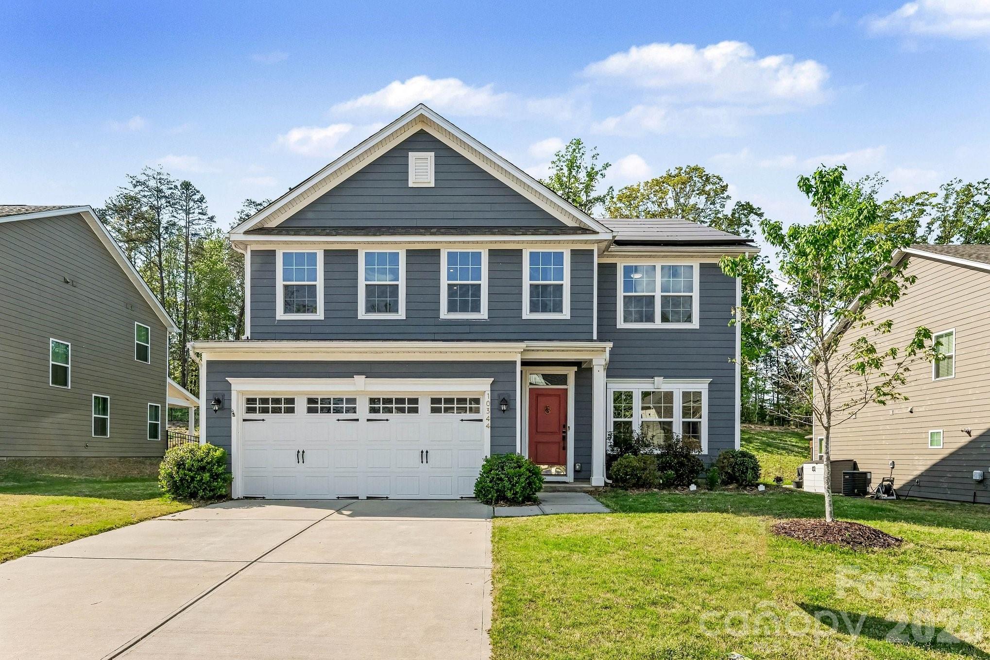HOLCOMB WOODS is a wonderful neighborhood to call home!   In this well-maintained 4 bedroom gem you will find plenty of room for whatever size family you may have.  There is a convenient flex room/office in the front and a spacious open living area which adjoins a kitchen that is a chef's delight!  Having a bedroom on the main level will serve your guests or family members well. The half bath downstairs can easily be converted into a full bath with plenty of room to add a shower and tub.   The owner has priced the home with this project in mind.  Upstairs you will find a huge loft area with tons of natural light making it perfect for kids to play or for a large office.   The bedrooms are large and there is plenty of storage found throughout the home.   The location provides convenience to Farmington Mall and several varieties of grocery stores. The area is also home to some top-rated schools.  Having I-485 so close makes dining, entertainment and shopping just a few minutes drive away!