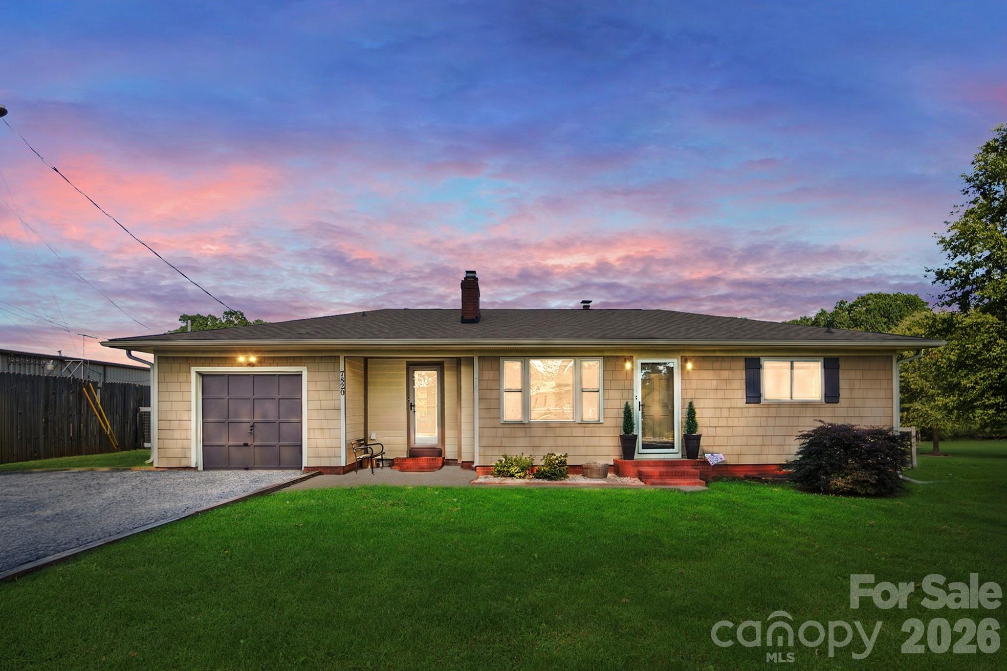 Welcome home to this charming and beautifully updated ranch nestled on a spacious, fully fenced half-acre lot in the heart of Mint Hill. Ideally located just minutes from I-485 and within walking distance to both vibrant downtown Mint Hill's shops and restaurants AND Veterans Memorial Park, this home offers the perfect combination of convenience and small-town charm.
Inside, you'll find a warm and inviting floor plan featuring a large eat-in kitchen with granite countertops, stainless steel appliances, abundant custom cabinetry, and plenty of space for gathering. Two generously sized bedrooms and a well-appointed full bath provide comfortable everyday living.
Step outside to your private backyard oasis, complete with an above-ground pool, expansive decking, and patio space—perfect for entertaining, relaxing, and enjoying the outdoors year-round.
Major updates provide peace of mind, including a new roof (2025), fresh interior paint and flooring throughout (2025), HVAC system (April 2022), water heater (July 2022), crawl space encapsulation with dehumidifier (2022), new septic tank (2021), and pool/deck installation (2021). Prior to the current owner's purchase in 2021, the home was also updated with newer PEX plumbing, electrical wiring, and insulation.
This lovingly maintained home is truly move-in ready and offers an incredible opportunity to enjoy all that Mint Hill has to offer........ Great investment opportunity as Septic Permit is for a 3 bedroom!