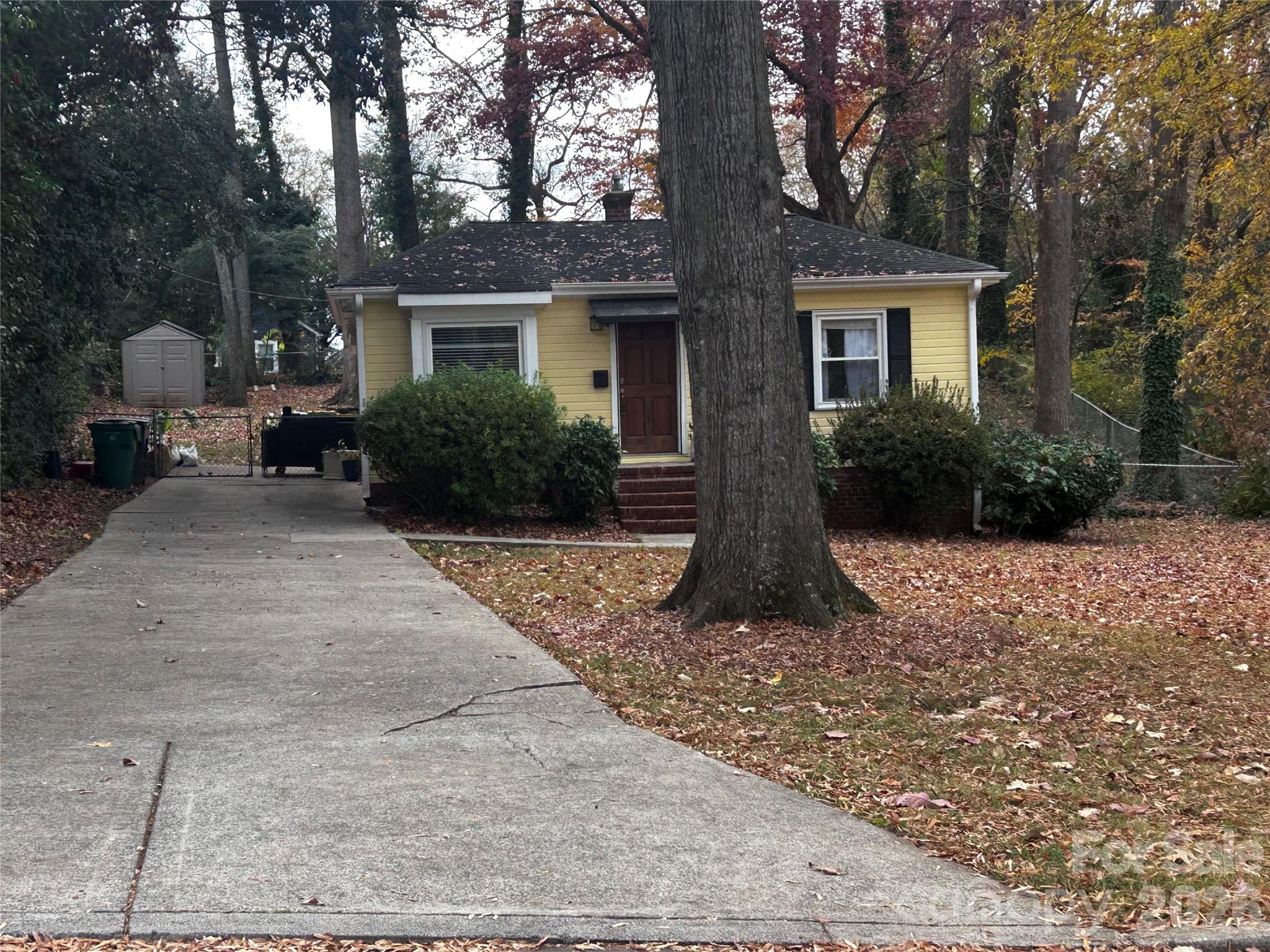 Nestled on a rare, oversized 0.35-acre lot in Charlotte's sought-after Merry Oaks neighborhood, this charming bungalow offers endless possibilities in one of the city's most desirable and rapidly growing areas. Whether you're looking for a move-in-ready home, the perfect place to renovate and expand, or an exceptional homesite for your future vision, this property presents a unique opportunity.

Inside, you'll find a bright, inviting living space filled with character and natural light, while the expansive backyard provides plenty of room for entertaining, gardening, creating your own outdoor retreat, or future expansion. Mature trees and established landscaping offer both beauty and privacy—features that are becoming increasingly rare this close to Uptown.

Ideally located just minutes from Plaza Midwood, NoDa, Commonwealth, and Uptown Charlotte, you'll enjoy easy access to some of the city's best local restaurants, breweries, coffee shops, parks, and entertainment while still enjoying the charm of an established neighborhood.

Properties with this combination of location, lot size, and potential are becoming increasingly difficult to find. Don't miss your chance to own a special piece of one of Charlotte's most vibrant neighborhoods.