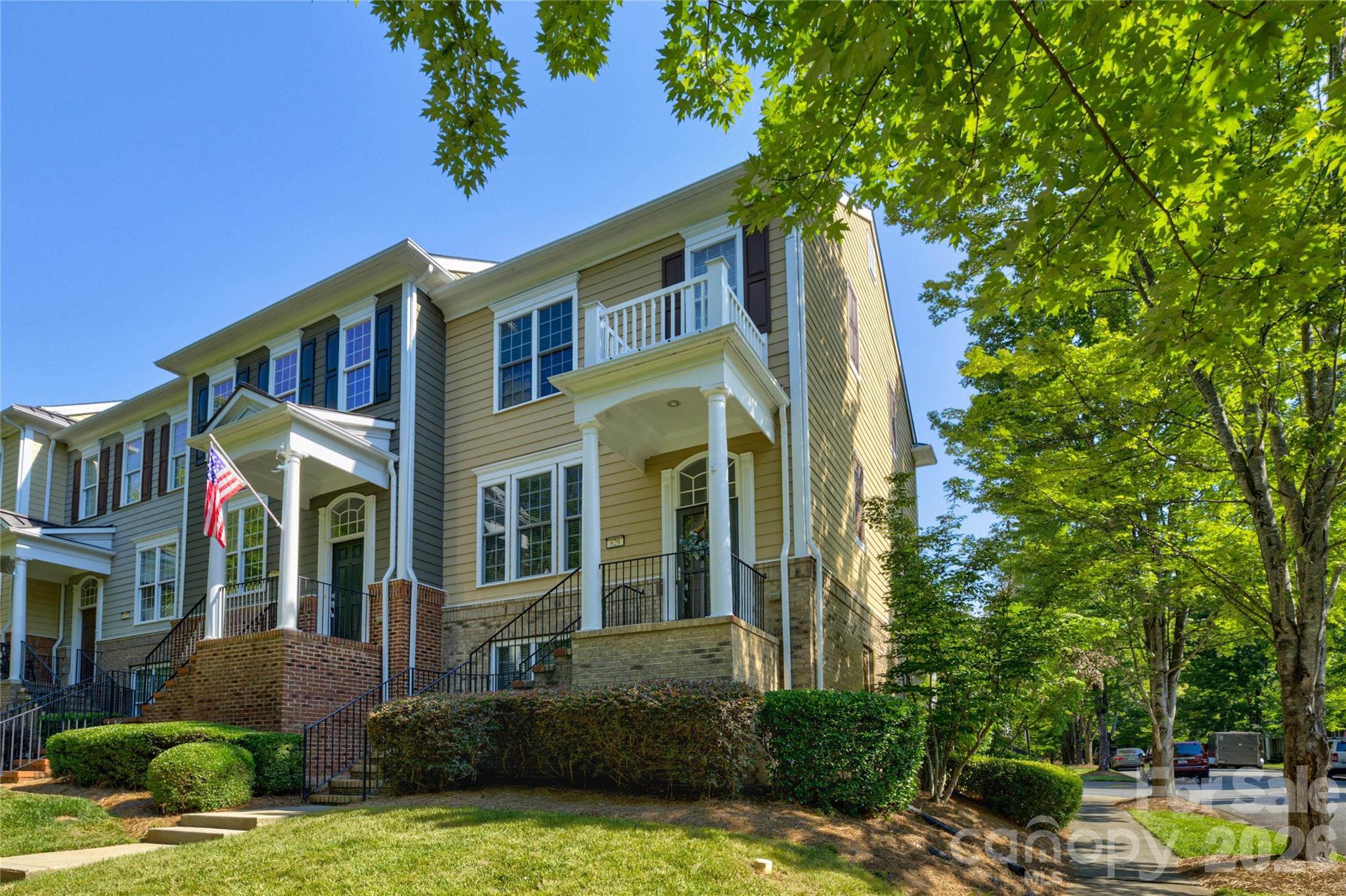 PRICED TO SELL!! The current tax rate is being assessed at the 6% rate instead of the 4% rate that applies to owner-occupied homes. If this is your primary residence, the annual property tax will be CONSIDERABLY LOWER!  Move-in ready Baxter Village townhome with three full bedroom suites and a bright, open layout. This well-kept 3-story brick home features LVP throughout the main level, granite countertops, and a sunlit kitchen! The Great Room opens to a private balcony perfect for morning coffee or evening unwinding. Each bedroom has its own ensuite bath, offering comfort and privacy for residents or guests. 
A two-car garage adds everyday convenience, and the washer, dryer, and refrigerator remain. Located in the heart of Baxter Village, you’ll be steps from restaurants, boutique shopping, parks, trails, and award-winning Fort Mill schools. With effortless access to I-77 and just minutes from Charlotte, the location couldn’t be more ideal.
Rentals are allowed, giving this property strong appeal for both homeowners and investors. A polished, move-in ready opportunity in one of Fort Mill’s most desirable communities—schedule your showing today.