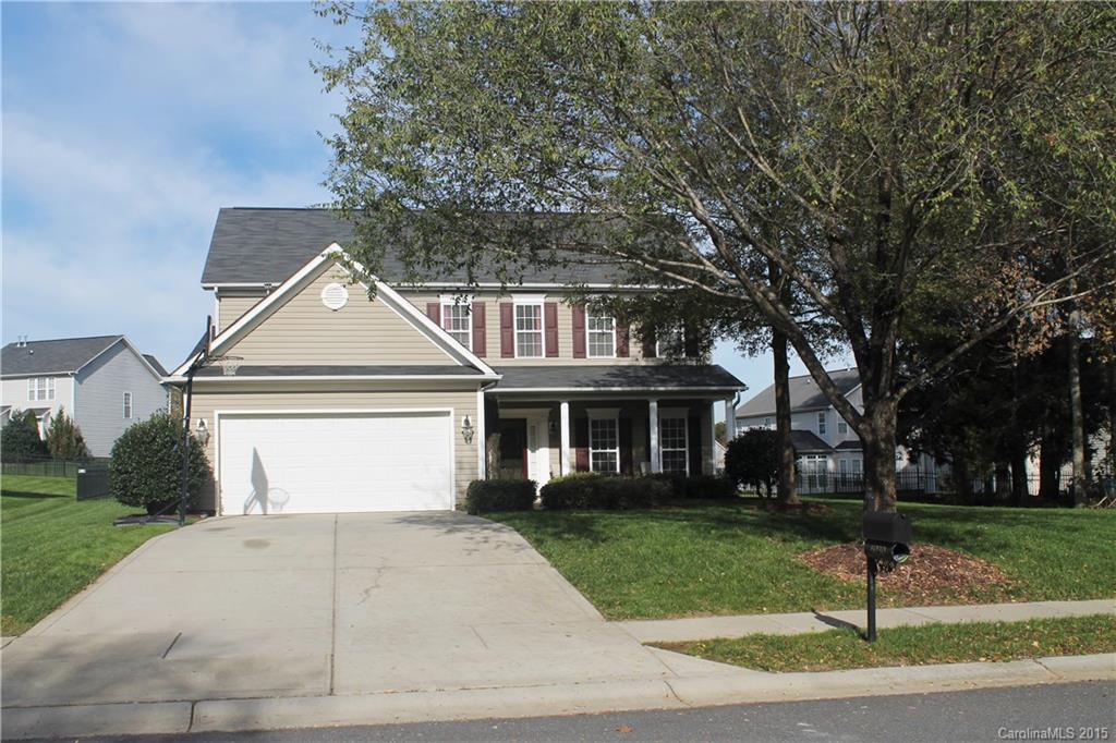 Simply Spectacular! Cabarrus County Location & Schools! Nicely Designed 4 Bedroom, 2.5 Bath Home Features Separate Formal Dining Room & Study w/French Doors. Great Room has Abundance of Natural Light & Gas Fireplace. Kitchen is Equipped w/Modern Appliances, 42” Cabinetry, & Oversized Gourmet Island! Large Master Suite Embraced w/Sitting Area. Master Bath Includes Garden Tub, Dual Sinks & Separate Shower. Enjoy the Large, Beautifully Landscaped Yard w/Dual Door Access. Great for Entertaining!