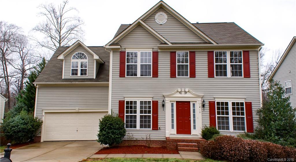 Great open concept! Ready to move in! New paint, fixtures & more. 3 beds w/ bonus/4 bed, 2 full & 2 half baths. Hardwood floors on main. Kitchen has tile. Sunroom, DR. All beds up. Huge walk out basement just needs carpet has 1/2 bath. Private back yard is fenced. Community is on Lake Wylie w/ access to lake. Comm features: beach, pool, boat storage. Convenient to shopping & I77.