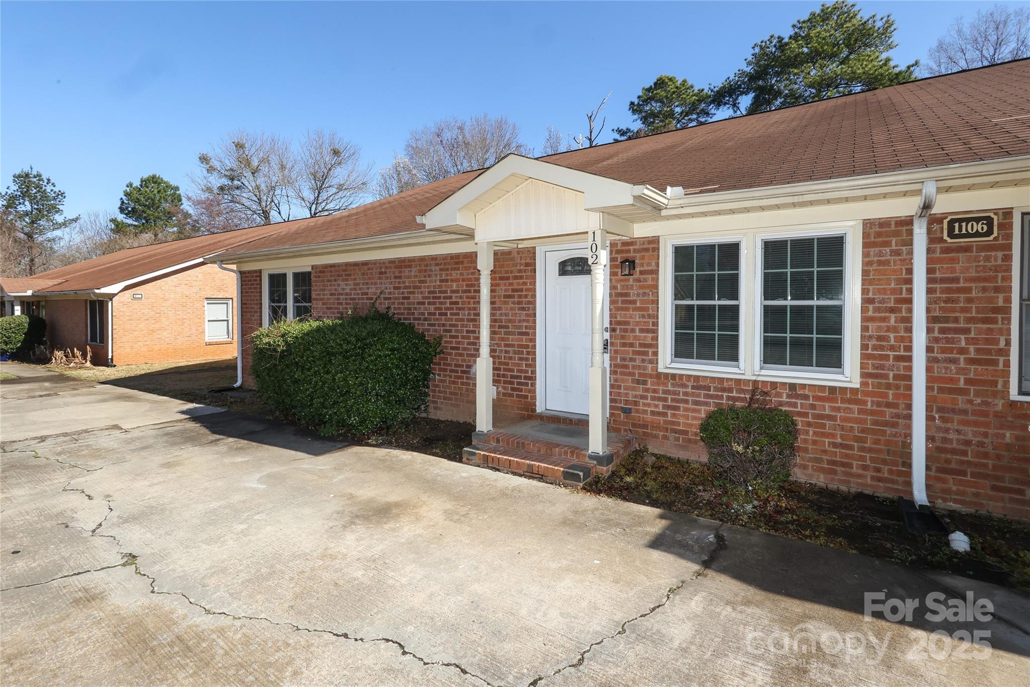 Take a look today at this well renovated 2 bedroom, 1 bathroom condo all on one level!  The living room, dining area, and kitchen feature an open floor plan, beautiful cabinetry, and updated counters.  There's also a large laundry room. This condo would be a great starter home, downsize opportunity, or an investment property.  The condo is being sold vacant and there is a low monthly HOA fee. This is in a fantastic Rock Hill location across from Cherry Park and walkable to Winthrop University.  Restaurants, shopping, and I-77 are all close by.  Video Tour attached - Don't miss this one!