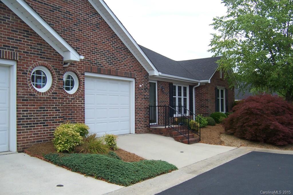 Relax in your bright sunroom or on a partially covered terrace. All on one level condo with walk up attic storage! Spacious rooms and lots of kitchen storage walk in closets, 2 full baths, gas log fireplace and security system. Neat well landscaped yard; just add the bird feeders! HOA dues cover exterior maintenance, mowing, trash pick up, and master insurance coverage to help keep your costs lower. Conveniently located for everything!
