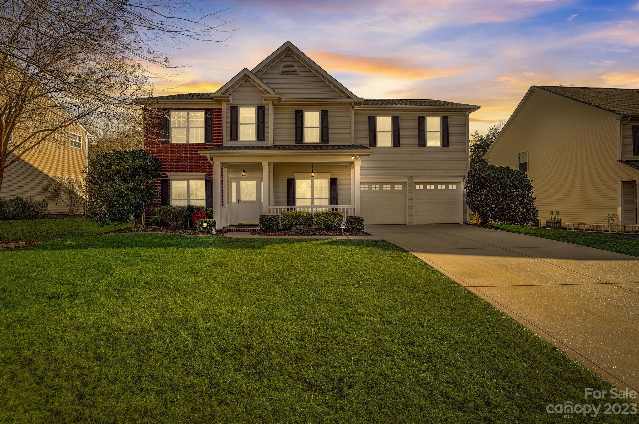 Amazing 5 Bedroom Home in Clover School District!! - Meticulously Maintained - All White Chef's Kitchen with Kitchen Aid appliances, Double Oven, and Gas Range - Gas Fireplace - Hardwood Floors - Oversized Primary Suite with Trey Ceilings - 4 Additional Bedrooms with Ample Closet Space - Huge Walk-in Storage Area in Bonus/Bedroom - Whole House UV Air Purification System/ Air Cleaner- Extra-deep Garage, Leaving Space For Additional Storage or Workbench/Tools - Covered Back Patio Area with Vaulted Ceiling, Fan- Private Flat Lot Backing Up to Woods - Neighborhood Amenities Include, Playgrounds, Pool, Clubhouse, Basketball Court, Mini Library, Boat Storage, and Wooded Trails. Located Minutes Away From Restaurants, Shopping, Field Day Park at Lake Wylie & The NEW 160ac Allison Creek Park!!