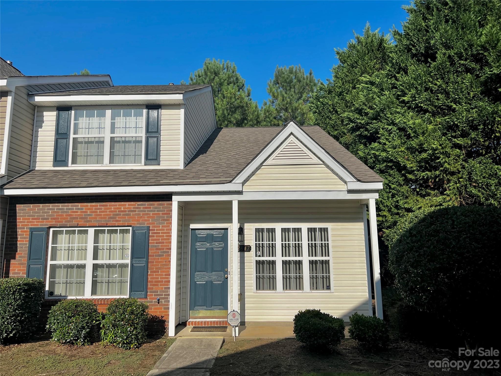 Wonderful well maintained end of unit townhouse in the highly sought after Steele Creek area, in a quiet neighborhood just minutes away from shops and restaurants. The primary bedroom is conveniently located on the main floor, and the other rooms located upstairs. Landscaping and water utility managed through HOA. Please note the seller will not make any repairs, everything is working and in good condition.
