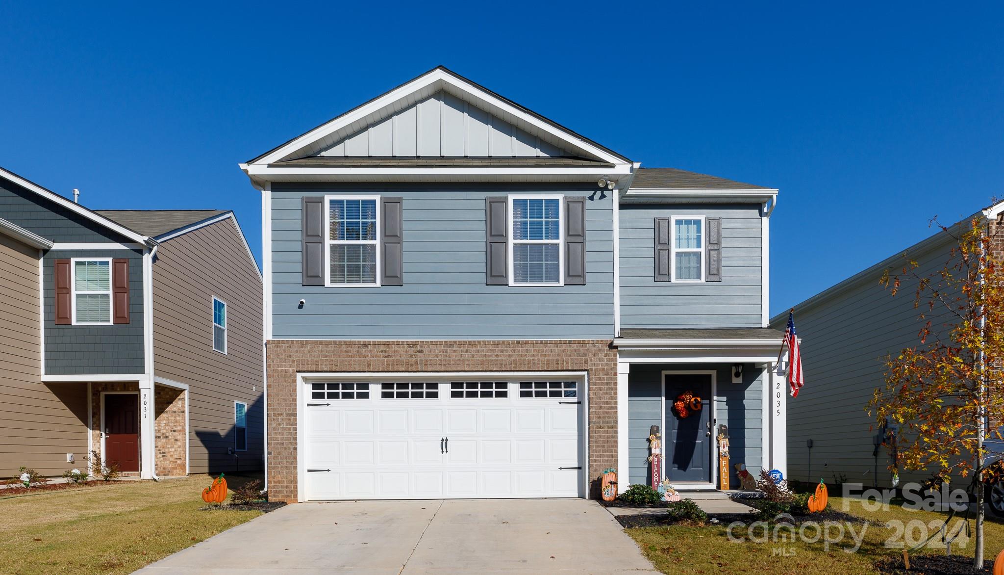 Discover the perfect combination of space and style in this stunning 5-bedroom, 3-bath home. The main level features an inviting open floor plan, highlighted by a cozy living room with a fireplace, an ideal setting for gatherings. The well-appointed kitchen includes a gas range, work island, breakfast bar, and a walk-in pantry, ensuring ample space and convenience for meal prep. A secondary bedroom on the main level adds flexibility for guests or multi-generational living. Upstairs, the primary suite boasts a generous walk-in closet and an expansive bathroom for your private retreat. The split bedroom plan ensures added privacy, while abundant closet space throughout the home meets all your storage needs. Step outside to a privacy-fenced backyard with a patio perfect for outdoor relaxation. Complete with a 2-car attached garage, this home is a must-see! As an added bonus, the seller is offering a 2-10 Supreme Home Warranty valued at $765 for peace of mind.