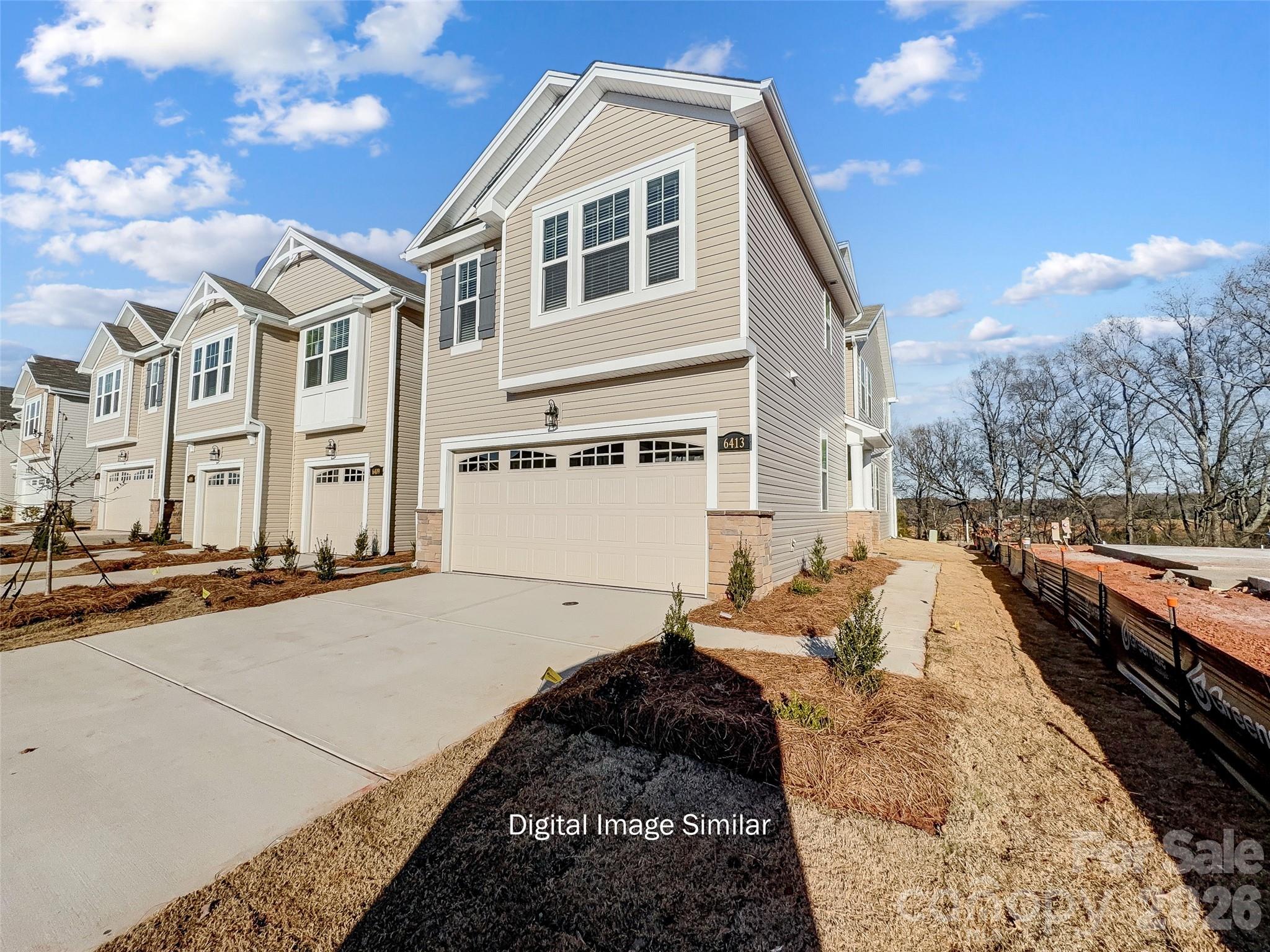 The Briana is a stunning END UNIT townhome in the sought-after Bailey Run community! With a prime location aprx. 20 minutes from Uptown, under 10 minutes to UNCC, minutes to Harrisburg — it's perfect for convenience and accessibility. This popular Briana design boasts 3 spacious bedrooms, a large loft, 2.5 bathrooms, and a two-car attached garage. The open first floor is flooded with natural light, highlighting the enhanced vinyl plank flooring and the beautifully designed kitchen with a large island—ideal for entertaining. Don't wait- limited time builder incentives available!!!