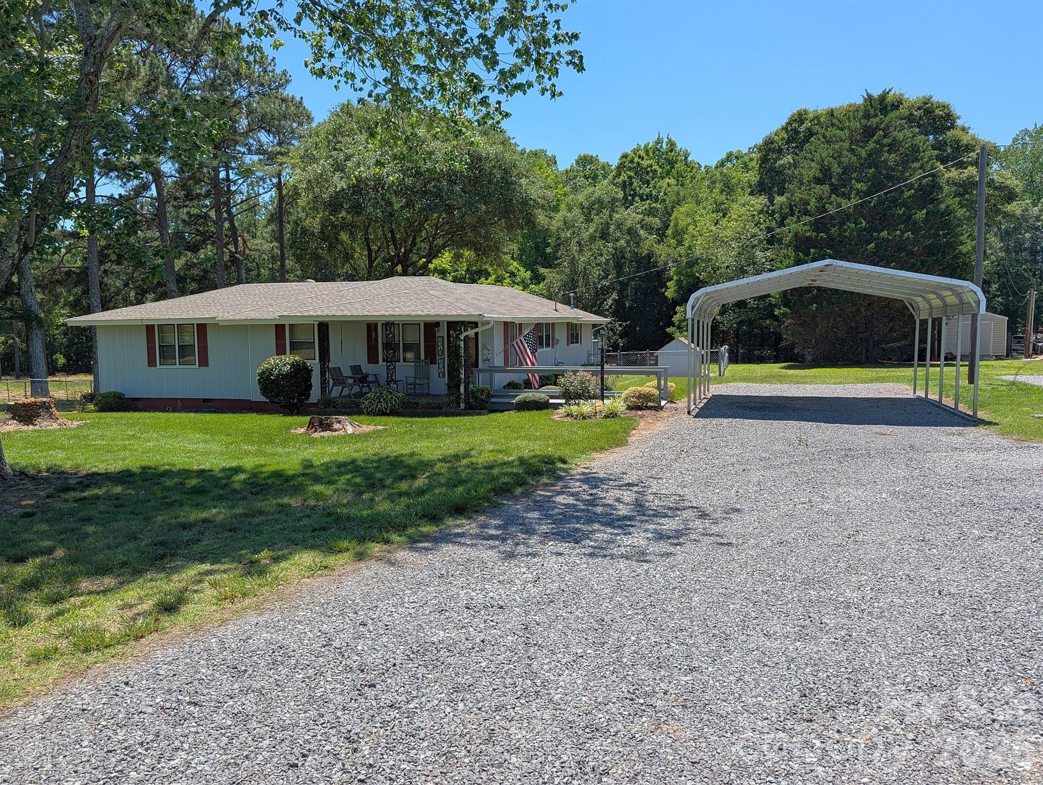 Step back in time and discover the potential of this 1948 bungalow situated on approximately 1.9 acres. Offering 3 bedrooms and 1 bath, this home is ready for its next owner to restore, renovate, or make it their own. Inside you'll find a living room, den, dining area, galley kitchen, and an additional flex room perfect for a home office, hobby room, workout space, or study.

Outside, the property offers plenty of room to spread out with a chain-link fenced backyard, storage shed, and a large, wired workshop complete with an attached mower shed and additional storage areas. Enjoy the beauty of mature pecan and pear trees while benefiting from county-only taxes and no HOA restrictions. The home is connected to county water and also includes a well for outdoor use. Whether you're looking for a homestead, workshop space, or a property with room to grow, this one offers endless possibilities.
