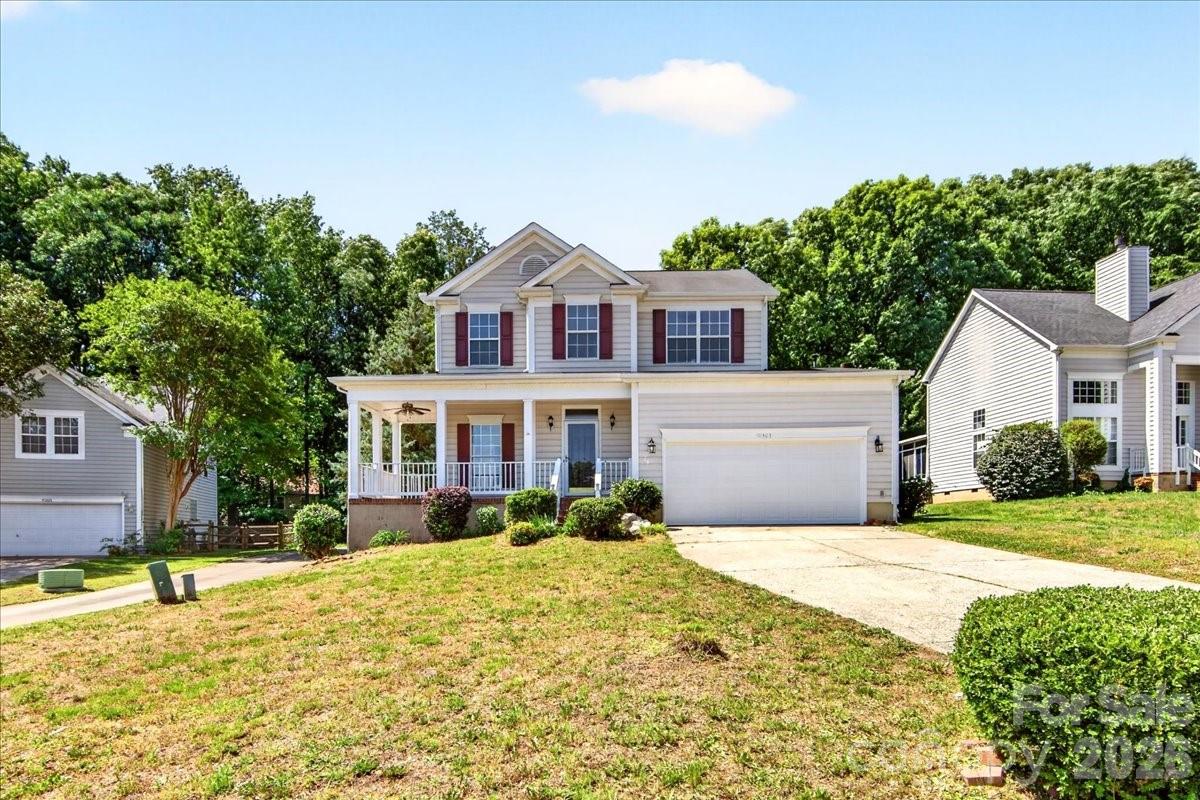Welcome to this beautifully remodeled home in a prime Charlotte location—perfectly suited for first-time buyers seeking both style and comfort. Featuring durable and elegant vinyl plank flooring throughout, SS appliances, along with thoughtfully selected modern light fixtures, this home offers a bright, contemporary atmosphere from the moment you walk in. NEW DECK, FRONT PORCH HAND RAILING, and WINDOW SCREENS.

The open and inviting layout is designed for effortless everyday living and easy entertaining, while the updated finishes provide a truly move-in ready experience. Clean lines and tasteful upgrades create a sense of modern sophistication without sacrificing warmth and livability.

Enjoy outdoor living at its best with a charming wrap-around covered front porch, a spacious deck perfect for gatherings, and a big, flat backyard ideal for play, pets, or relaxation. Quietly tucked away in a cul-de-sac, this home offers both privacy and a peaceful setting.

Conveniently located near shopping, dining,I-485, I-77, Northlake Mall, Concord Mills Mall and UNC Charlotte, this home combines comfort, style, and everyday convenience. Whether you're starting your homeownership journey or looking for a stylish upgrade, this property delivers exceptional value. House is freshly painted, Fireplace is Sold-As-Is, no known issues. Schedule your showing today!