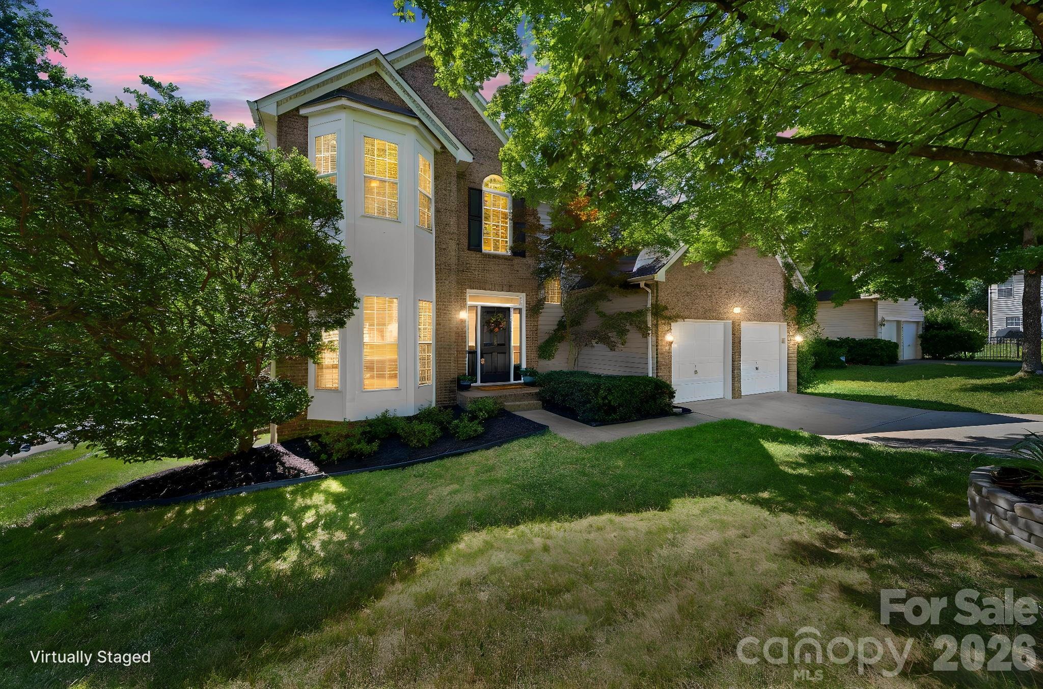 This beautifully updated 3-bedroom, 2.5-bathroom home sits on a mature, fully fenced lot in the highly sought-after Highland Creek community, offering the perfect blend of modern upgrades and established neighborhood charm. From the moment you arrive, the home’s inviting curb appeal, brick accents, and lush landscaping set the tone for a property that has been meticulously cared for. Inside, you’ll find updates galore, beginning with a stunning renovated kitchen featuring crisp white cabinetry, sleek black hardware, stainless steel appliances, and a large center island ideal for gathering and entertaining. The open layout flows seamlessly into the dining and living areas, creating a bright, airy main level anchored by warm flooring and contemporary finishes. Upstairs, the renovated primary suite feels like a private retreat, showcasing a spa-inspired bathroom with a freestanding soaking tub, frameless glass shower, dual-sink vanity, and elevated designer touches throughout. Two additional bedrooms and a well-appointed full bath complete the upper level. Step outside to a spacious deck overlooking the private, tree-lined backyard, perfect for morning coffee, weekend grilling, or unwinding in your own outdoor sanctuary. The fenced lot and mature trees offer both beauty and privacy — a rare combination in such a vibrant, amenity-rich community. With its modern upgrades, thoughtful layout, and prime Highland Creek location, this home delivers the turnkey lifestyle today’s buyers are searching for.