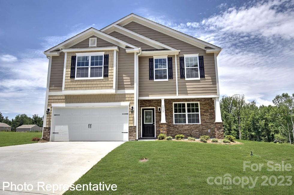 Top Selling Pinehurst floor plan on an unfinished basement! Open concept with site lines straight from kitchen to the family room. Kitchen features 36" white shaker cabinets and granite countertops w/ tile backsplash. Revwood flooring throughout main living area with carpeted bedrooms. The upstairs has 3 bedrooms including a large primary bedroom with ensuite bath! Fountain Park is conveniently located less than 7 miles from downtown Asheville. This home is an incredible value with all the benefits of new construction and a 10 yr. Home Warranty! Our Home Is Connected package includes programmable thermostat, Z-Wave door lock and wireless switch, touchscreen control device, automation platform, video doorbell, and Amazon Echo and Echo Dot. All home features are subject to change without notice. Internet service not included.