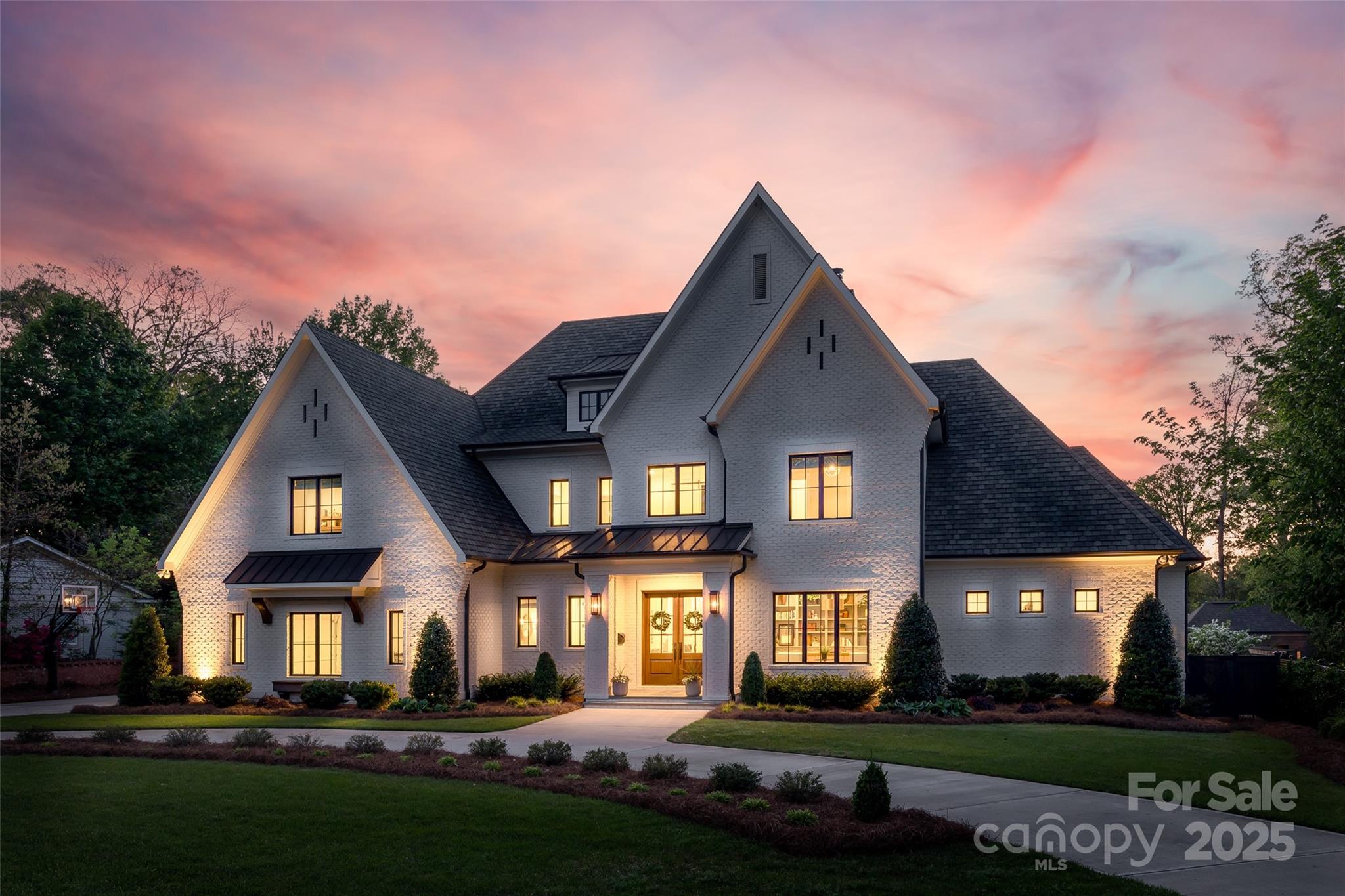 Stunning custom-built full brick home completed in 2020 nestled in desirable Old Foxcroft. Home features luxurious open floorpln w/expansive living spaces & functional flow for everyday living & effortless entertaining w/beautiful interiors by Crystal Nagel Design. 10ft ceilings up & down. Designer lighting, gorgeous moldings & high end finishes reflect meticulous attention to detail. Family rm w/wood beams & built-in cabinetry flank custom FP. Gourmet kit - quartz ctops & bsplash, profess appls, lrg walkin pantry w/hidden door & beautiful bar w/exquisite marble tile bsplash. Luxurious main lvl Owner's Suite w/vaulted ceiling & wood beams. Spa-like bath w/dual vanities, dbl entry shower w/marble tile & soaker tub. Huge laundry, dropzone & side exercise rm. Office w/built-ins & coffered ceiling. 3 spacious beds up w/stunning ensuite baths. Lrg bonus/media. Expansive walk-in storage. Entertainment-ready outdoor living w/covered paver porch w/FP. 3 car garage. Exceptional home & location!